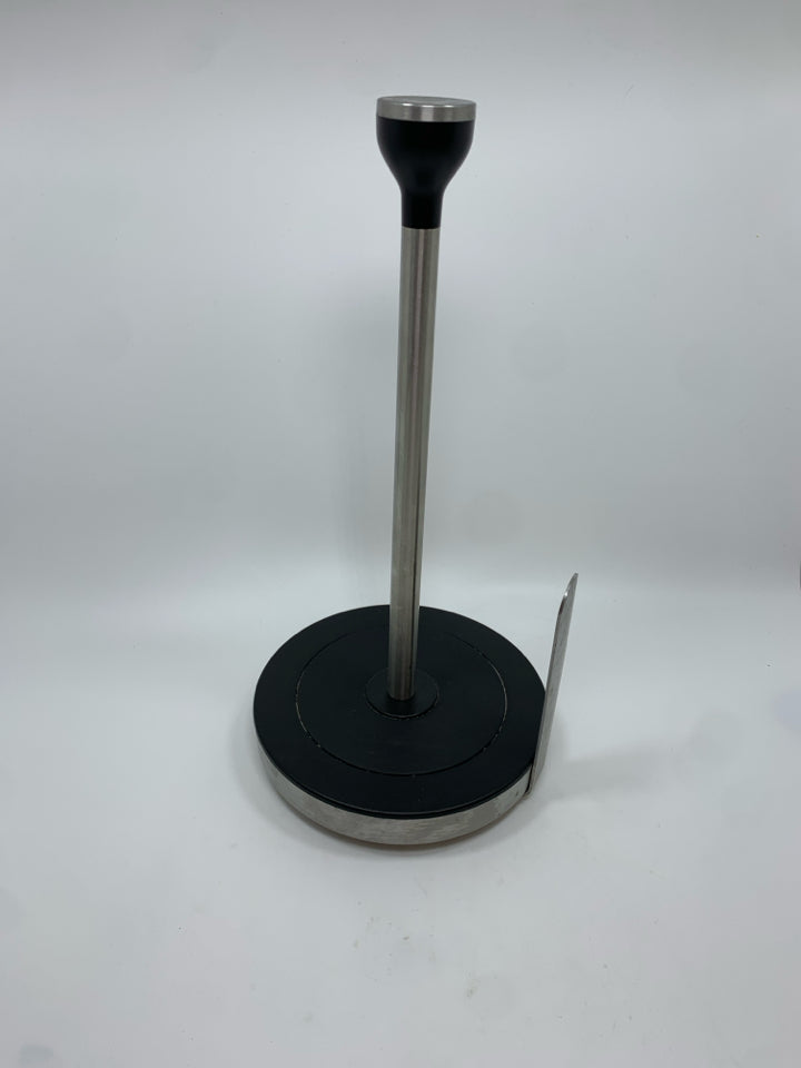 KITCHEN AID SILVER PAPER TOWEL HOLDER.