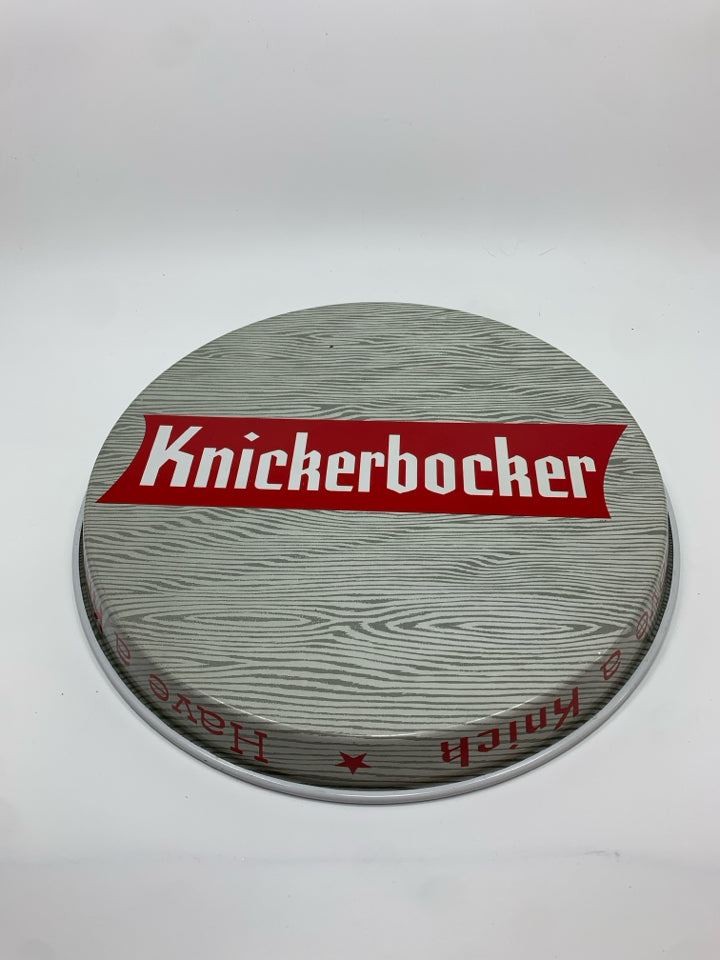 VTG KNICKERBOCKER BEER TIN TRAY.