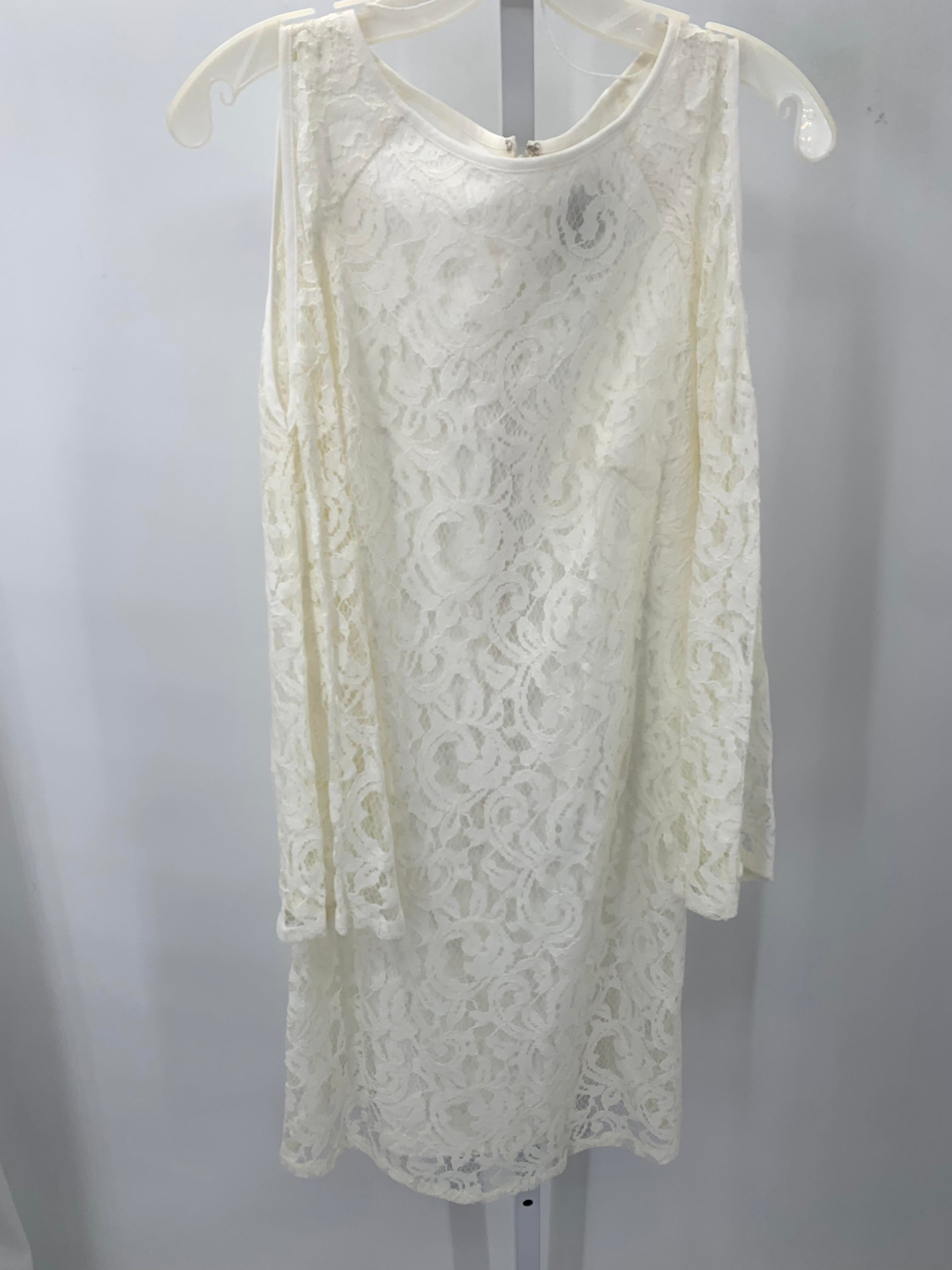 Adrianna Papell Size 8 Misses Long Sleeve Dress