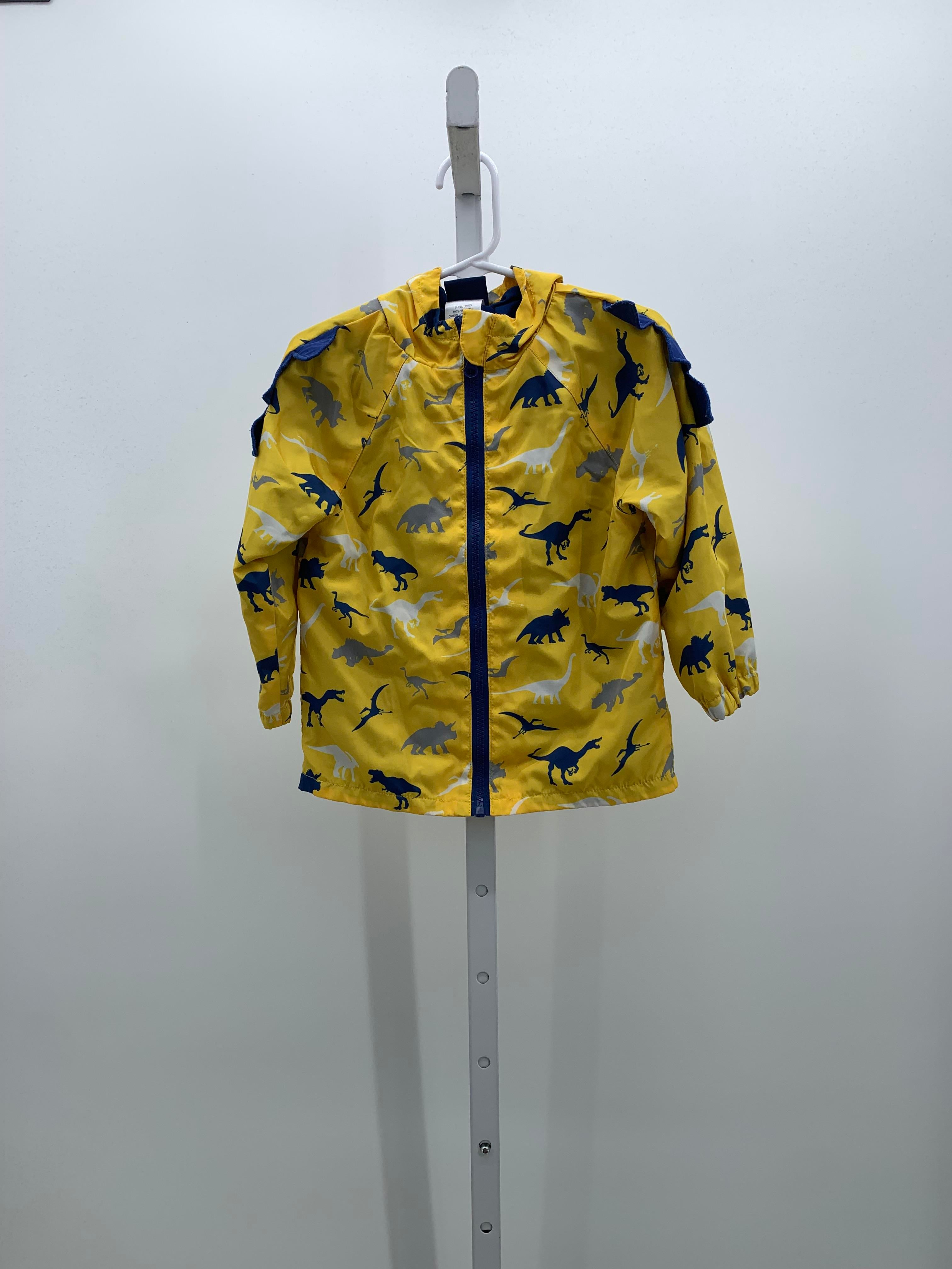 HOODED DINOS ZIP UP JACKET