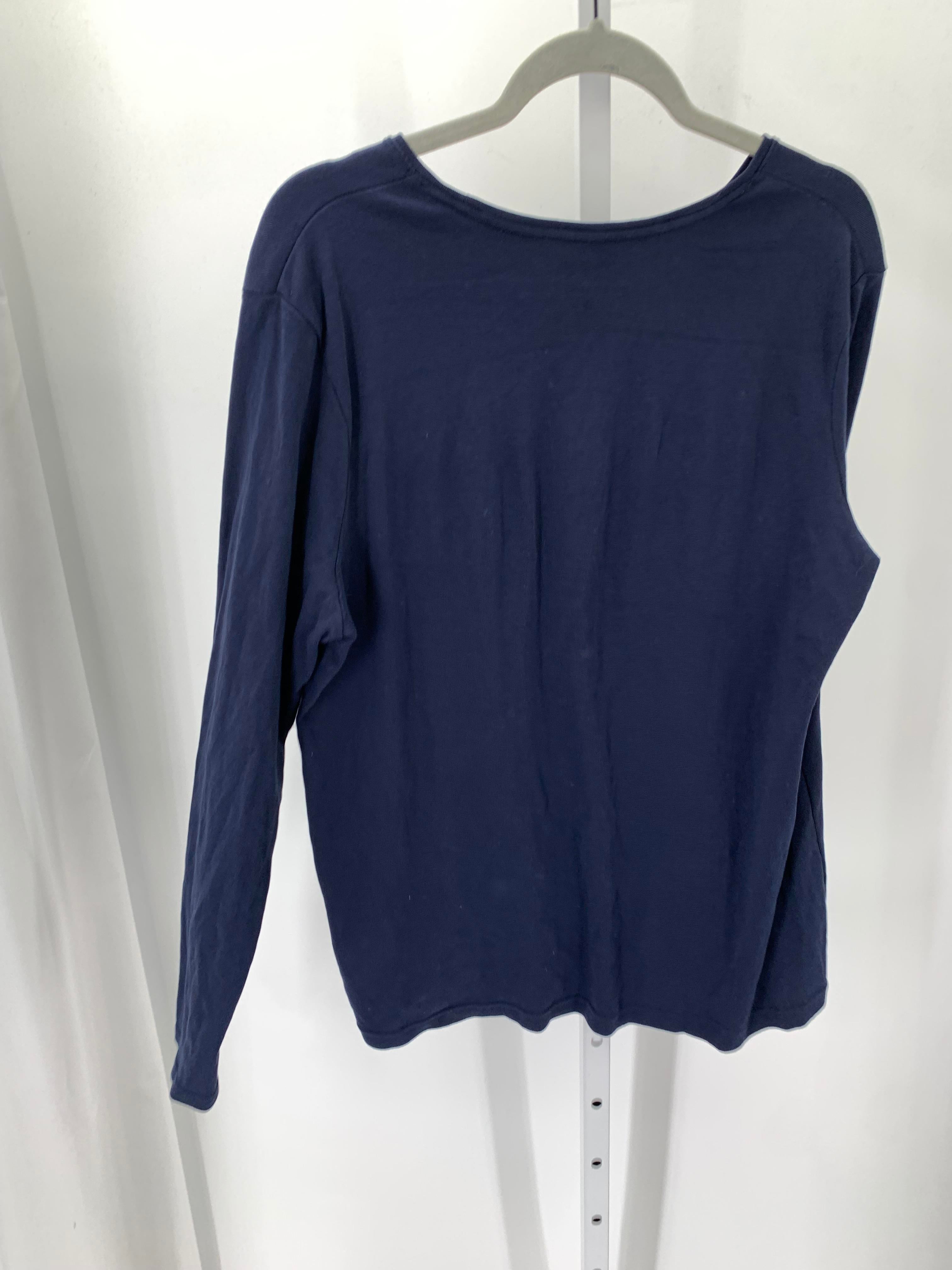 Croft & Barrow Size Extra Large Misses Long Sleeve Shirt