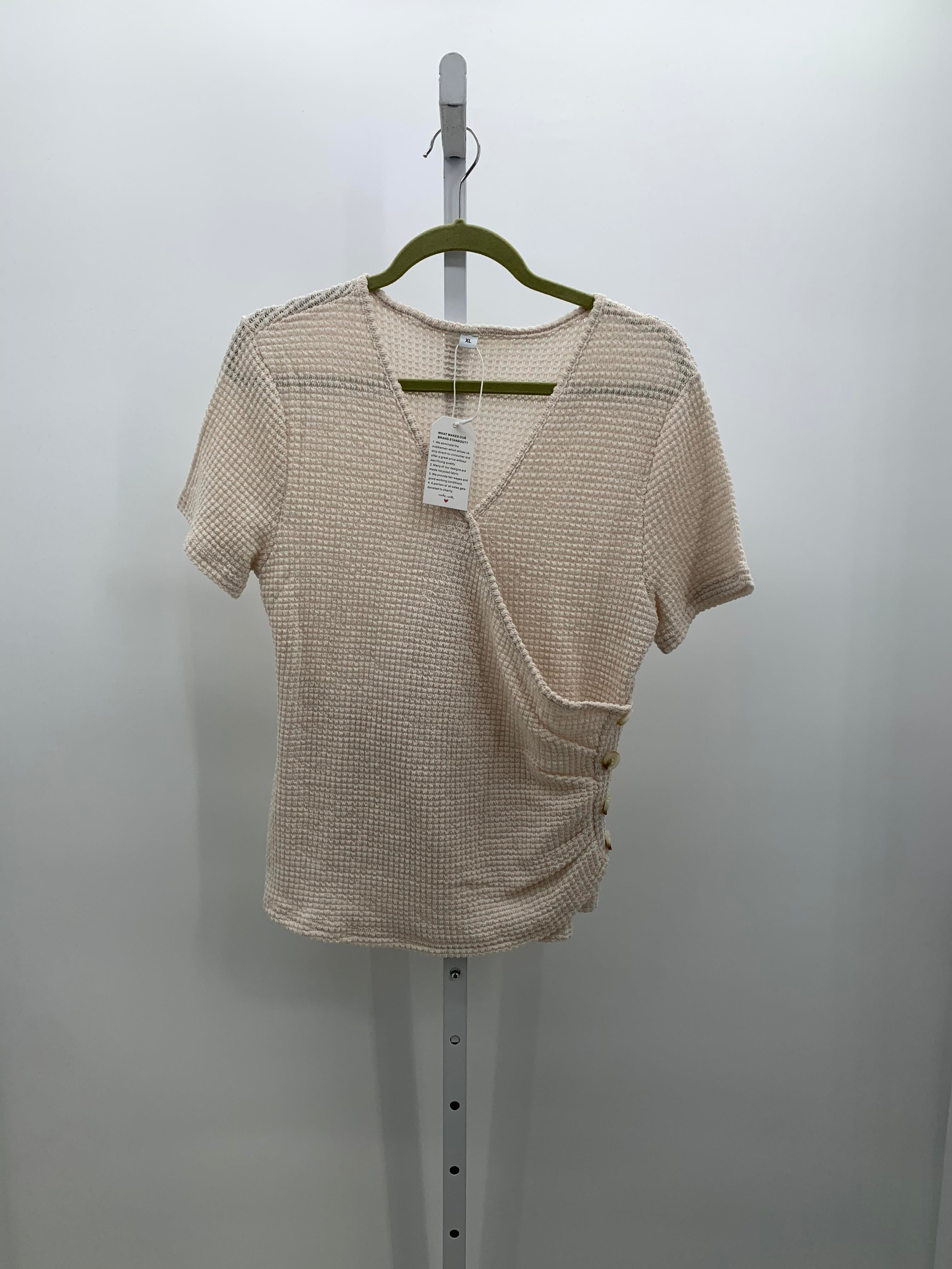 Size Extra Large Misses Short Slv Sweater