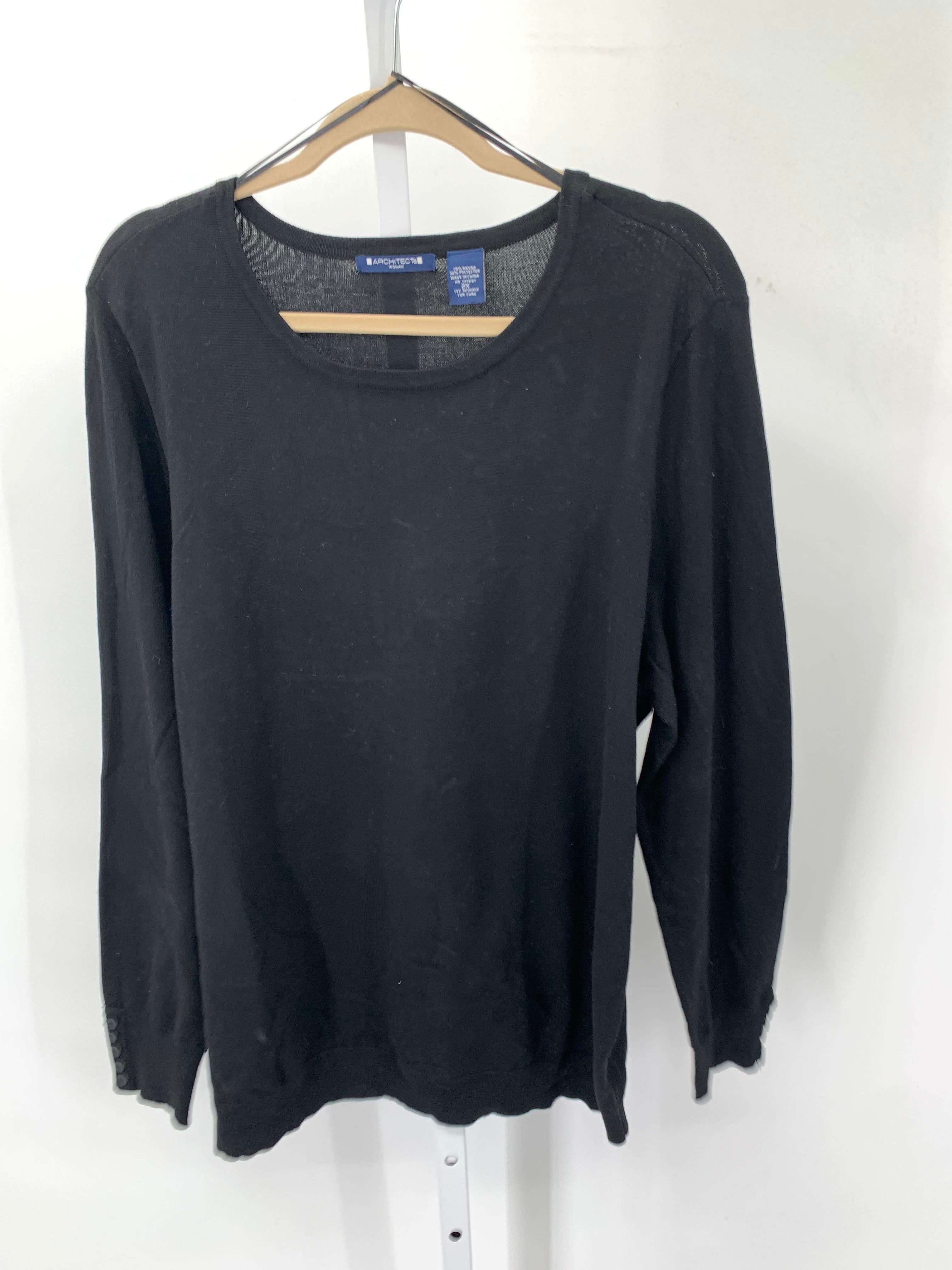 Architect Size 2X Womens Long Sleeve Shirt
