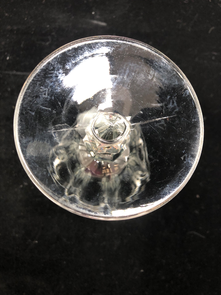 6 GLASS SUNDAE CUPS.