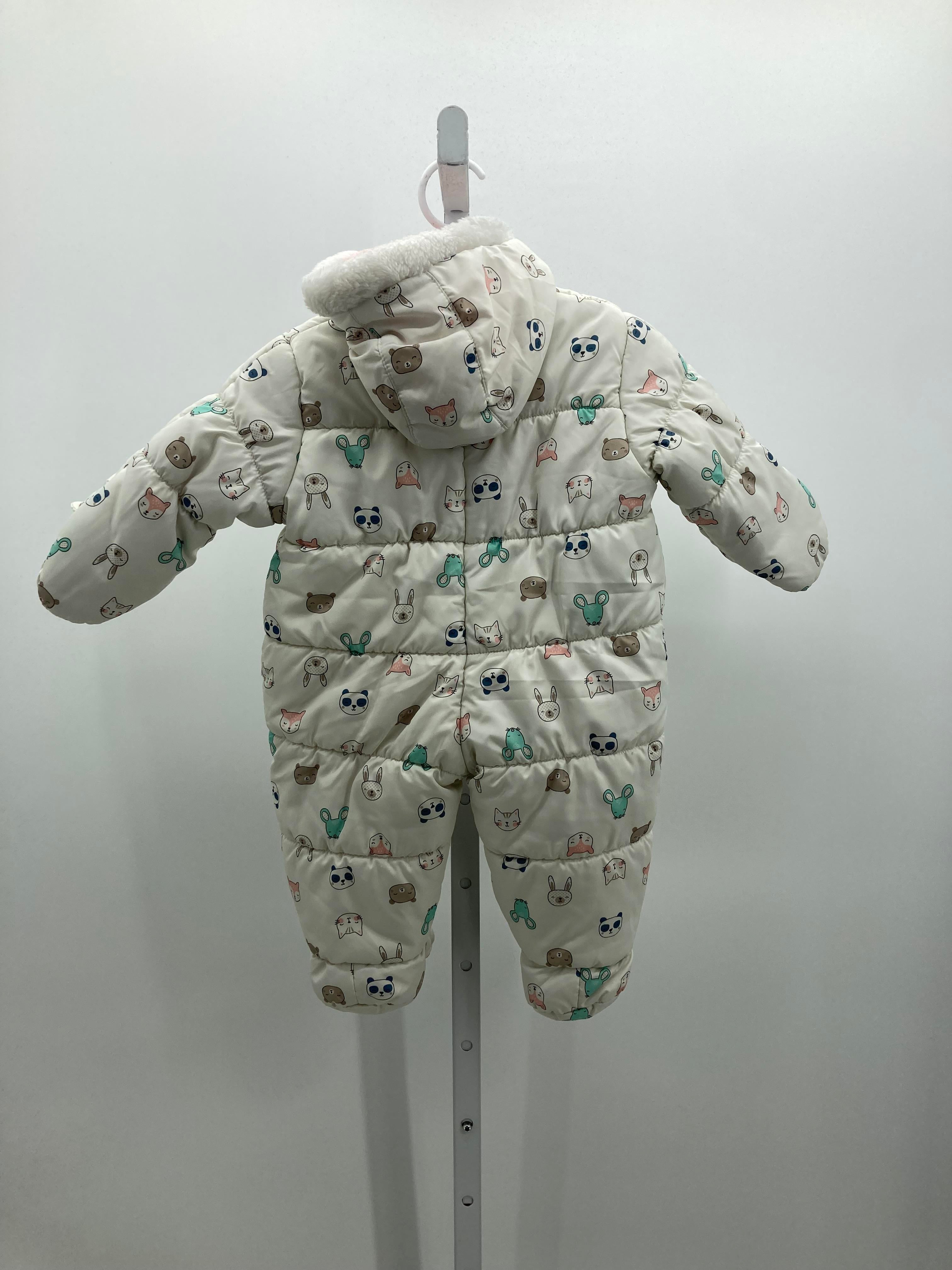 Carters Size 6-9 mon Girls Snow Suit