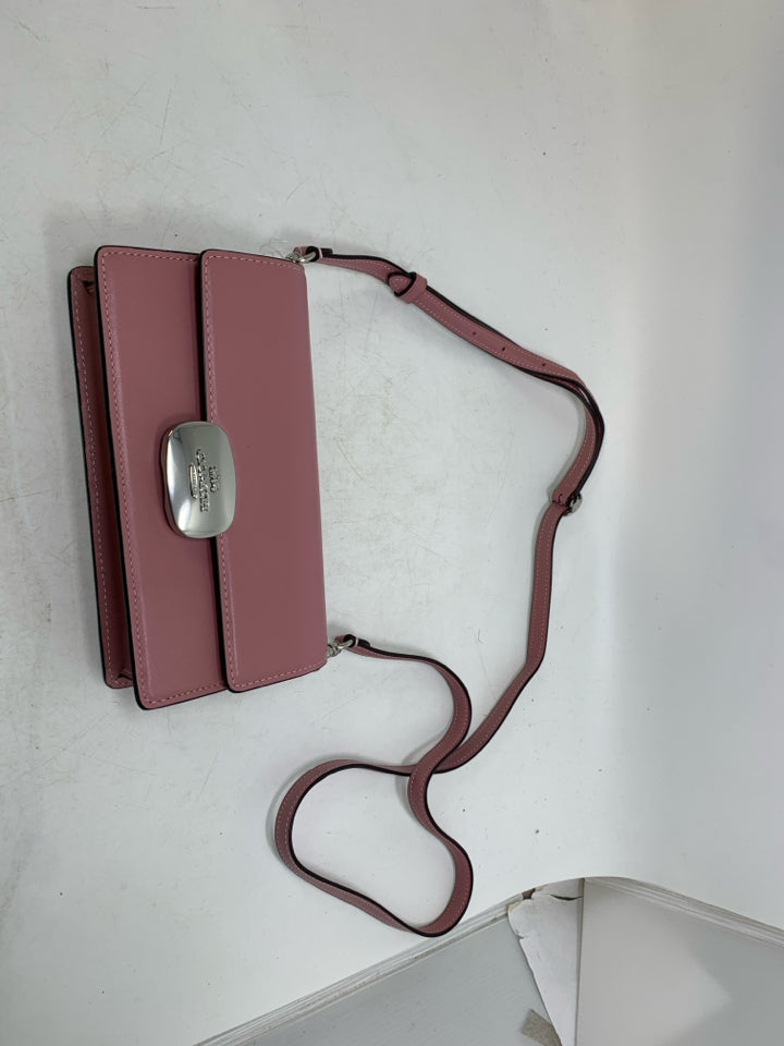 Coach CR526 True Pink Eliza Small Flap Crossbody