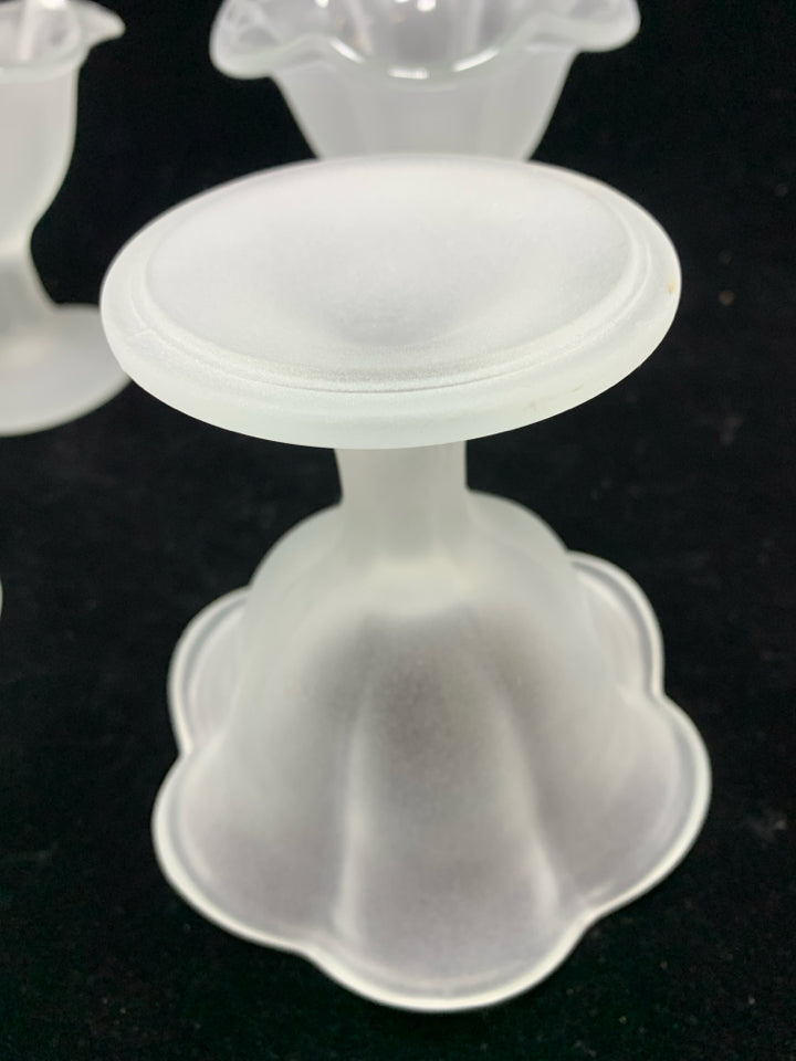 4PC FROSTED SCALLOPED SUNDAE CUPS.