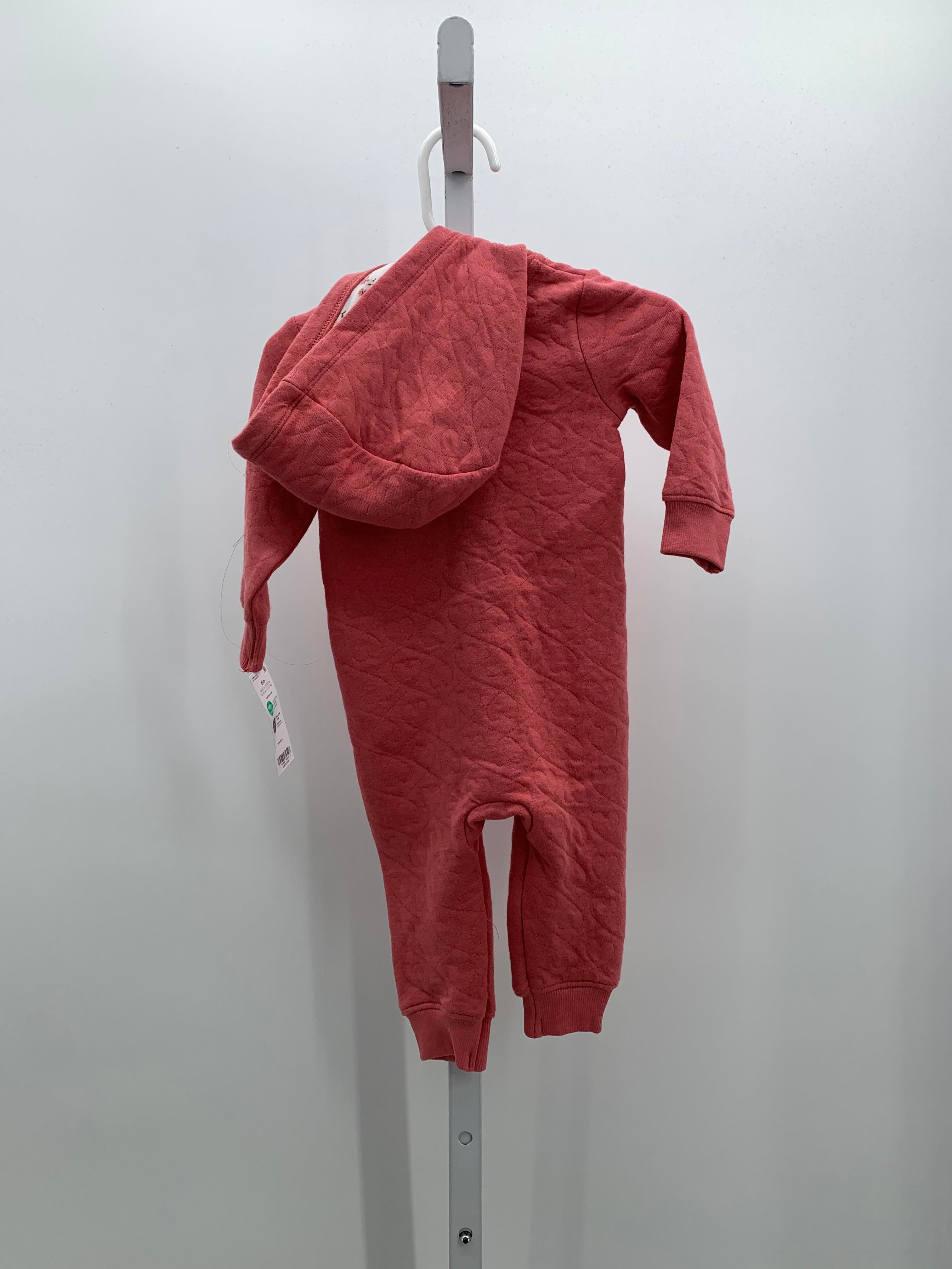 Carters Size 6 Months Girls Long Slv. Romper
