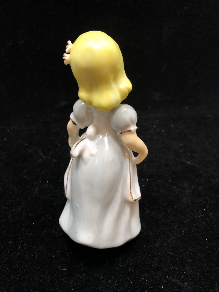 VTG GIRL IN BLUE DRESS- JAPAN