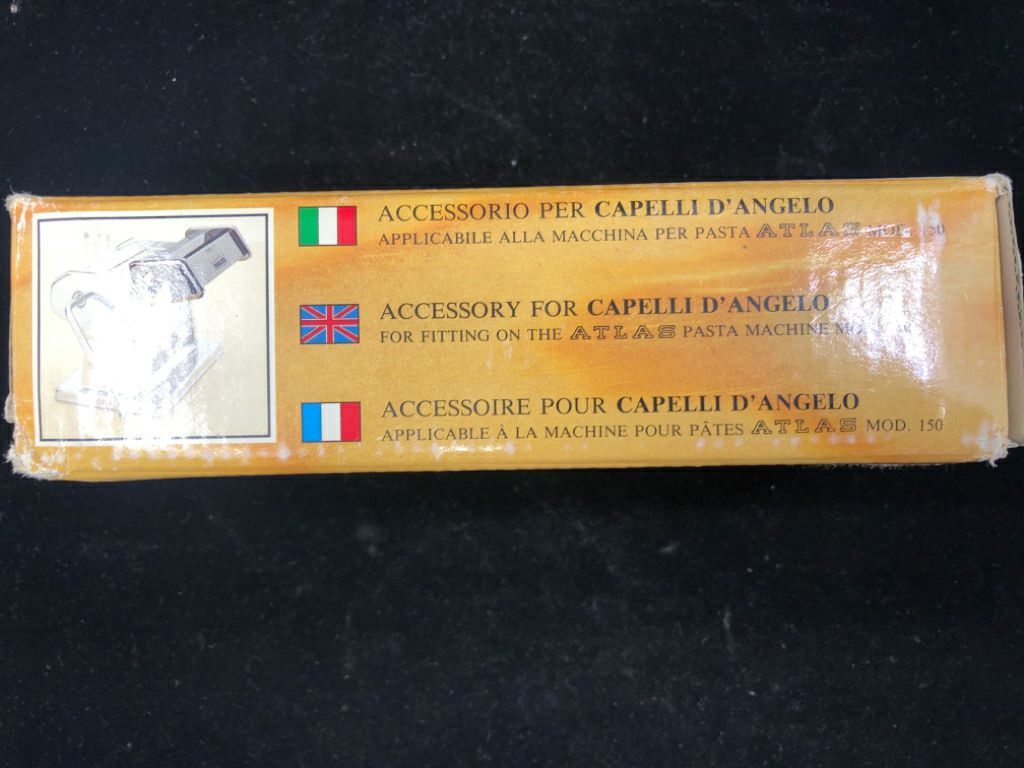 NIB CAPELLI D'ANGELO PASTA MAKER ATTACHMENT- NO PASTA MACHINE