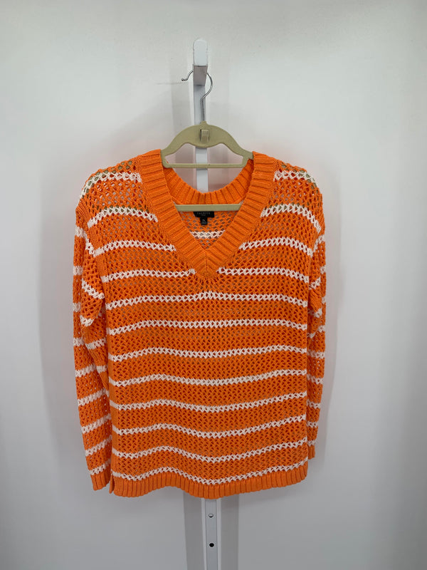 Talbots Size Medium Petite Petite Long Slv Sweater