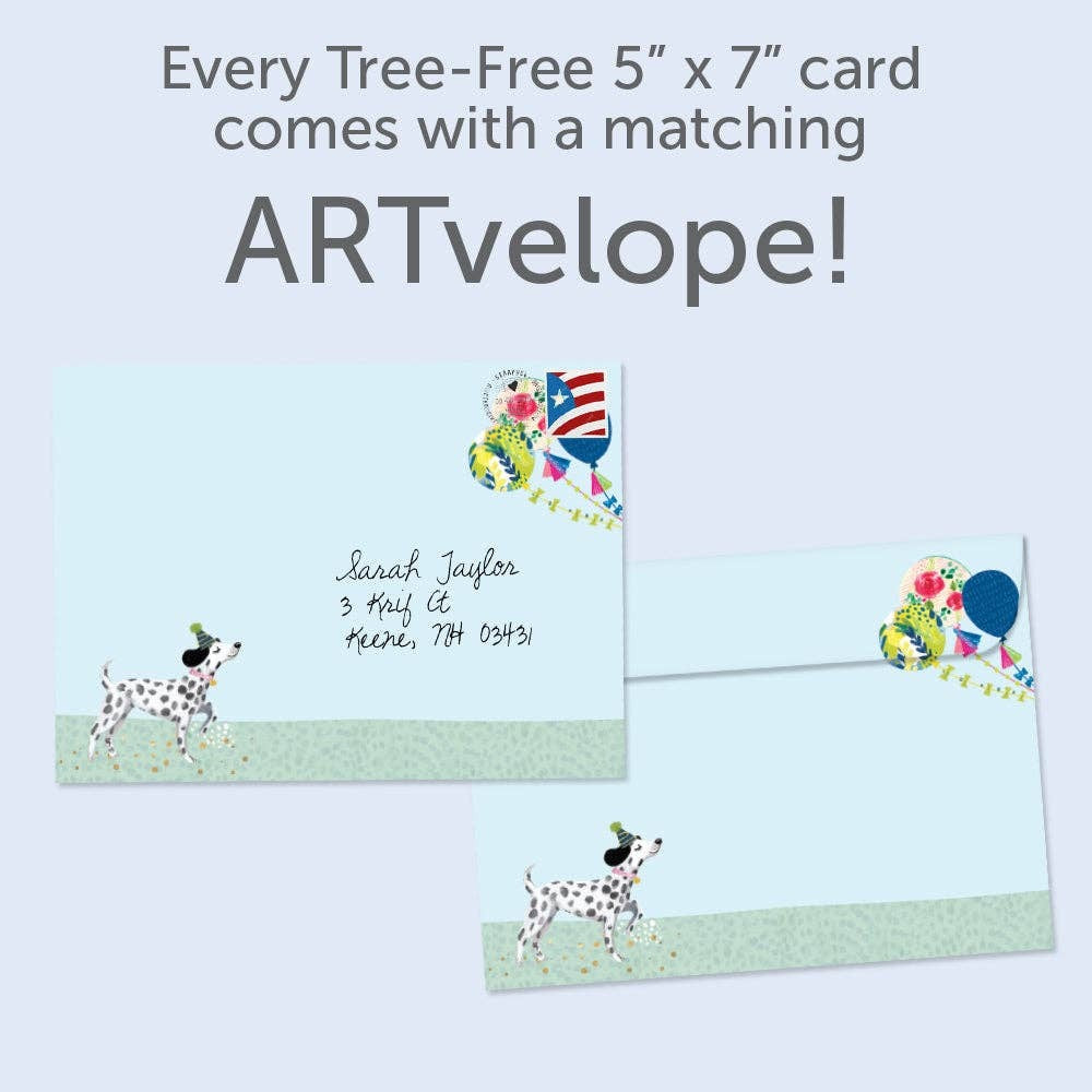 Spot On Dog, Birthday Card