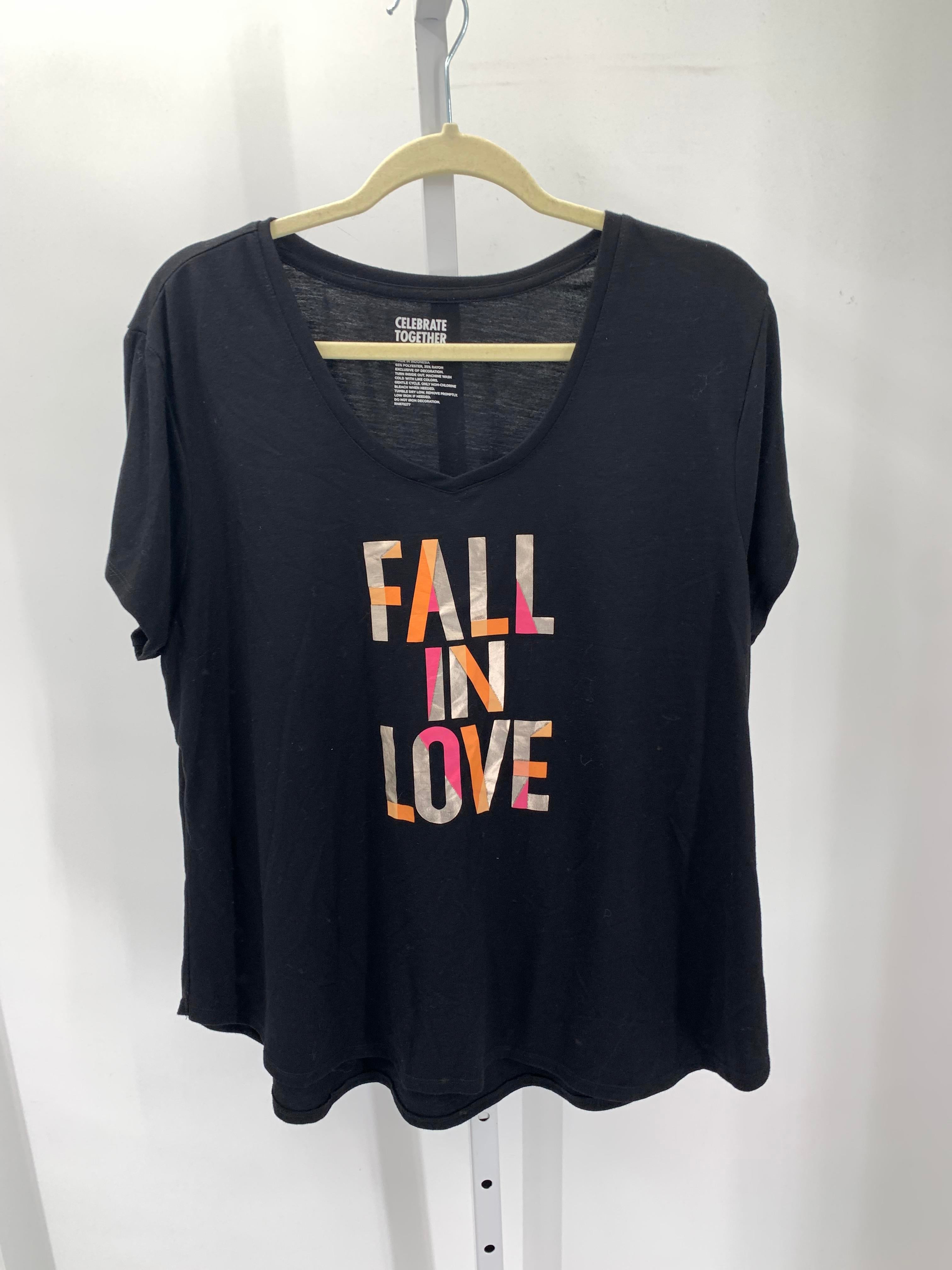 Size XXL Misses Short Sleeve Shirt