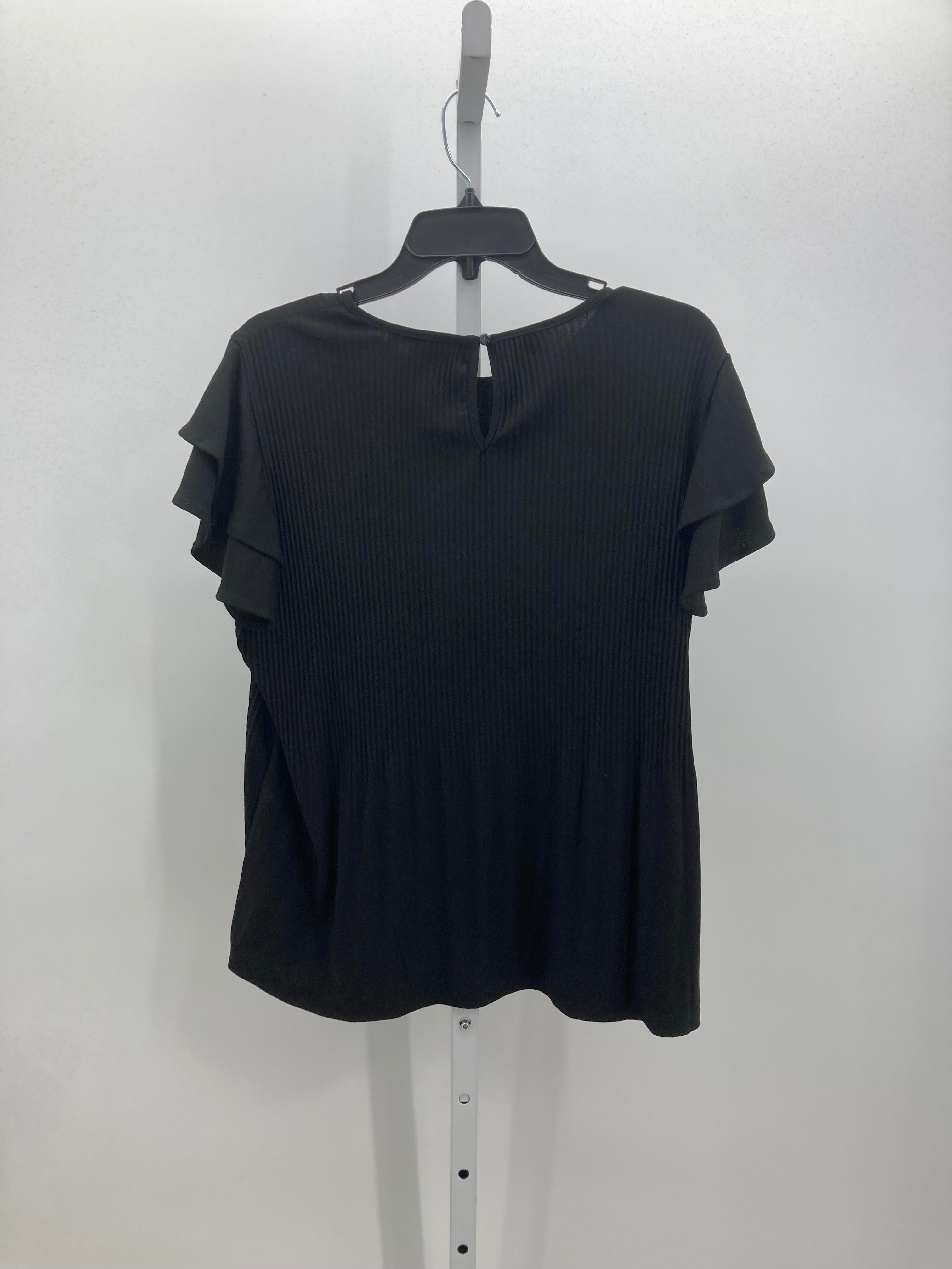 Adrianna Papell Size Medium Misses Short Sleeve Shirt