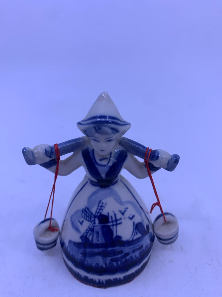 VTG LITTLE DUTCH GIRL BELL.