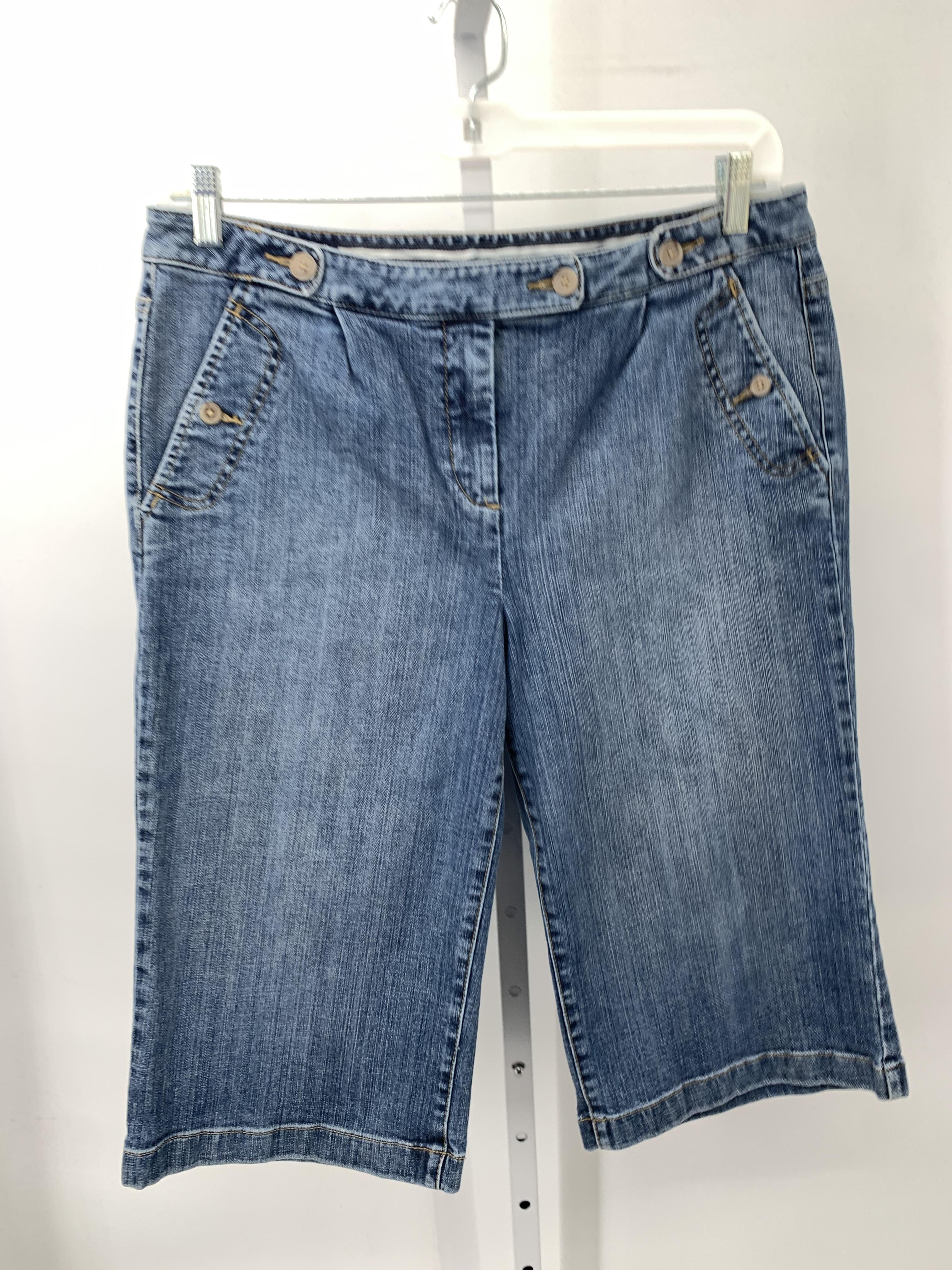 Lands End Size 14 Misses Capri Pants