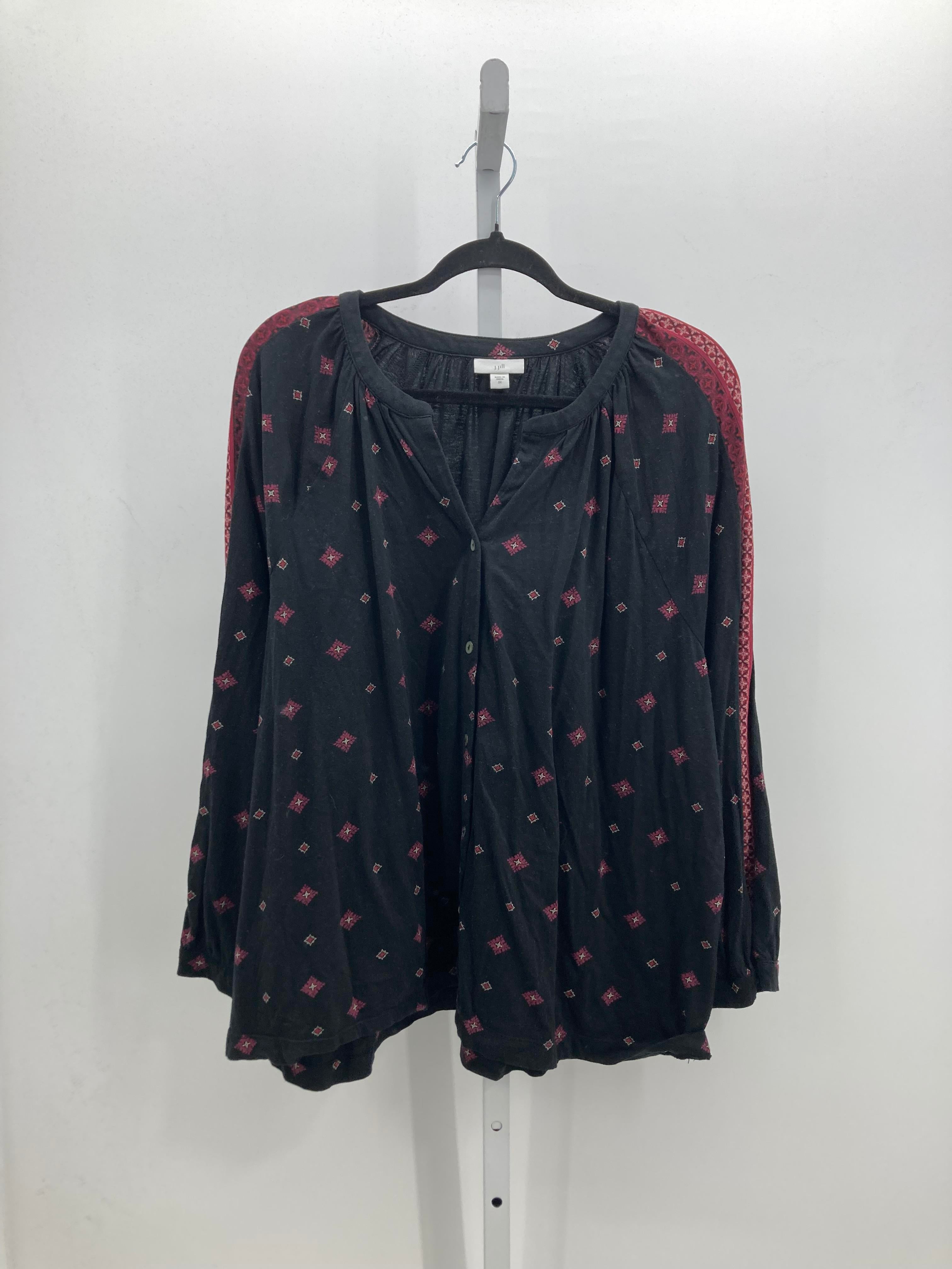 J-Jill Size 2X Womens Long Sleeve Shirt