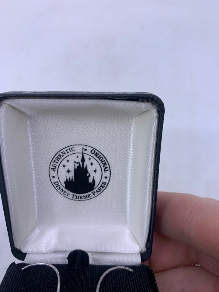 Sterling Silver Swirl Mickey Necklace