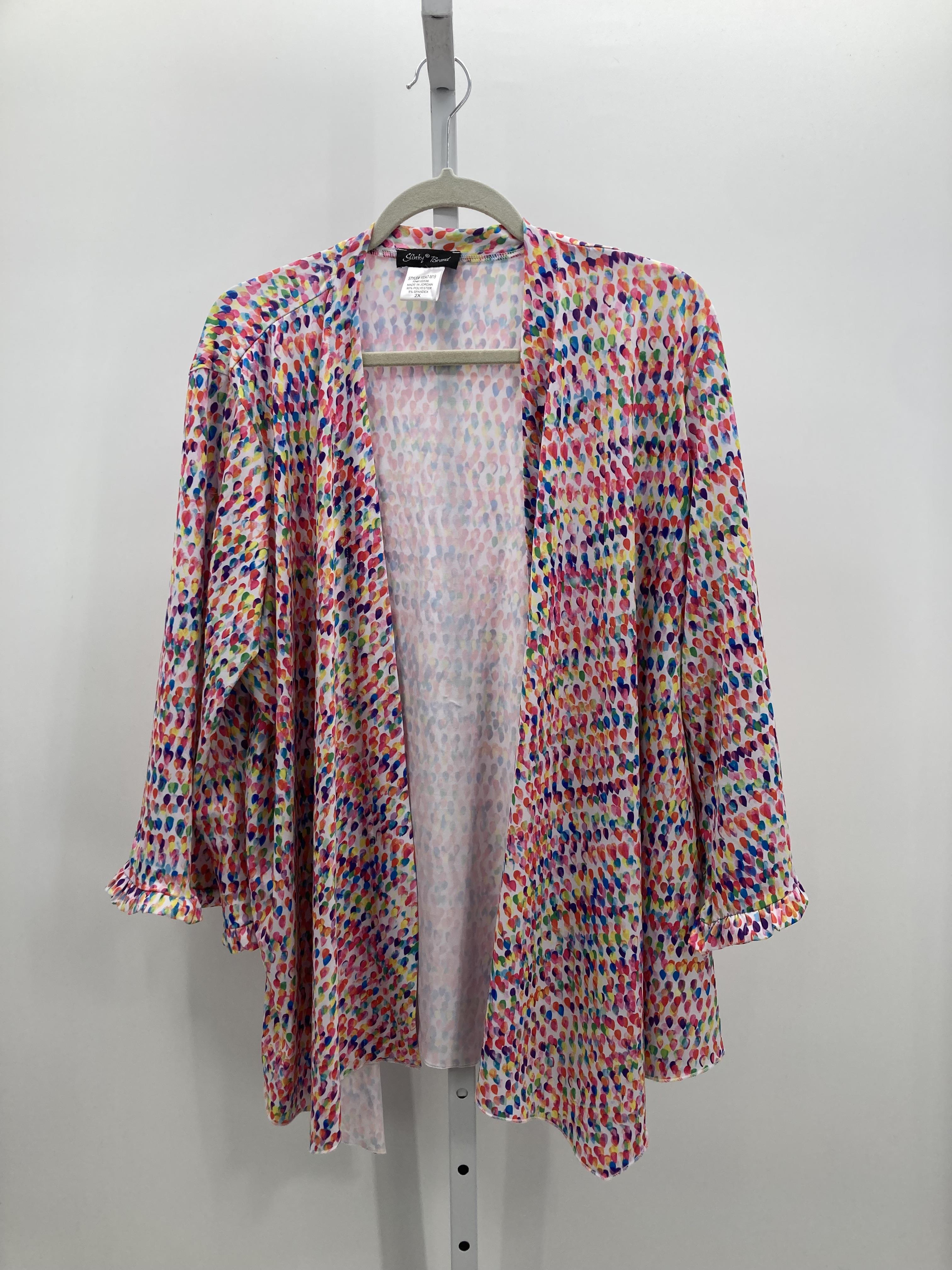 Slinky Brand Size 2X Womens Cardigan