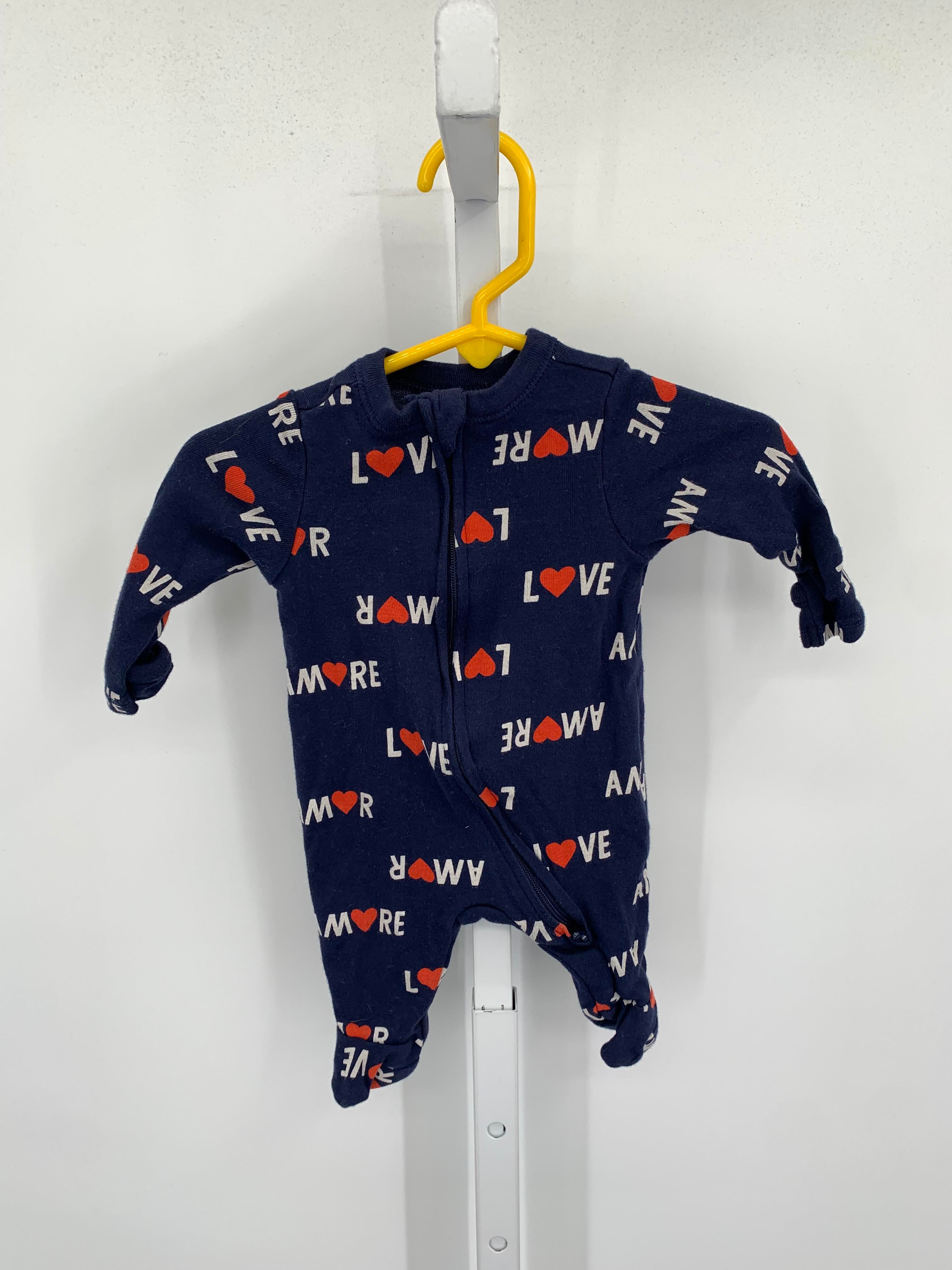 Old Navy Size Newborn Girls Long Slv. Romper