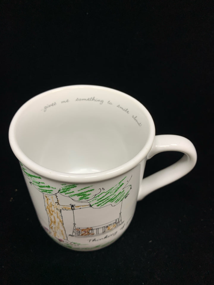 THINKING OF YOU- RIM SHOTS MUG.