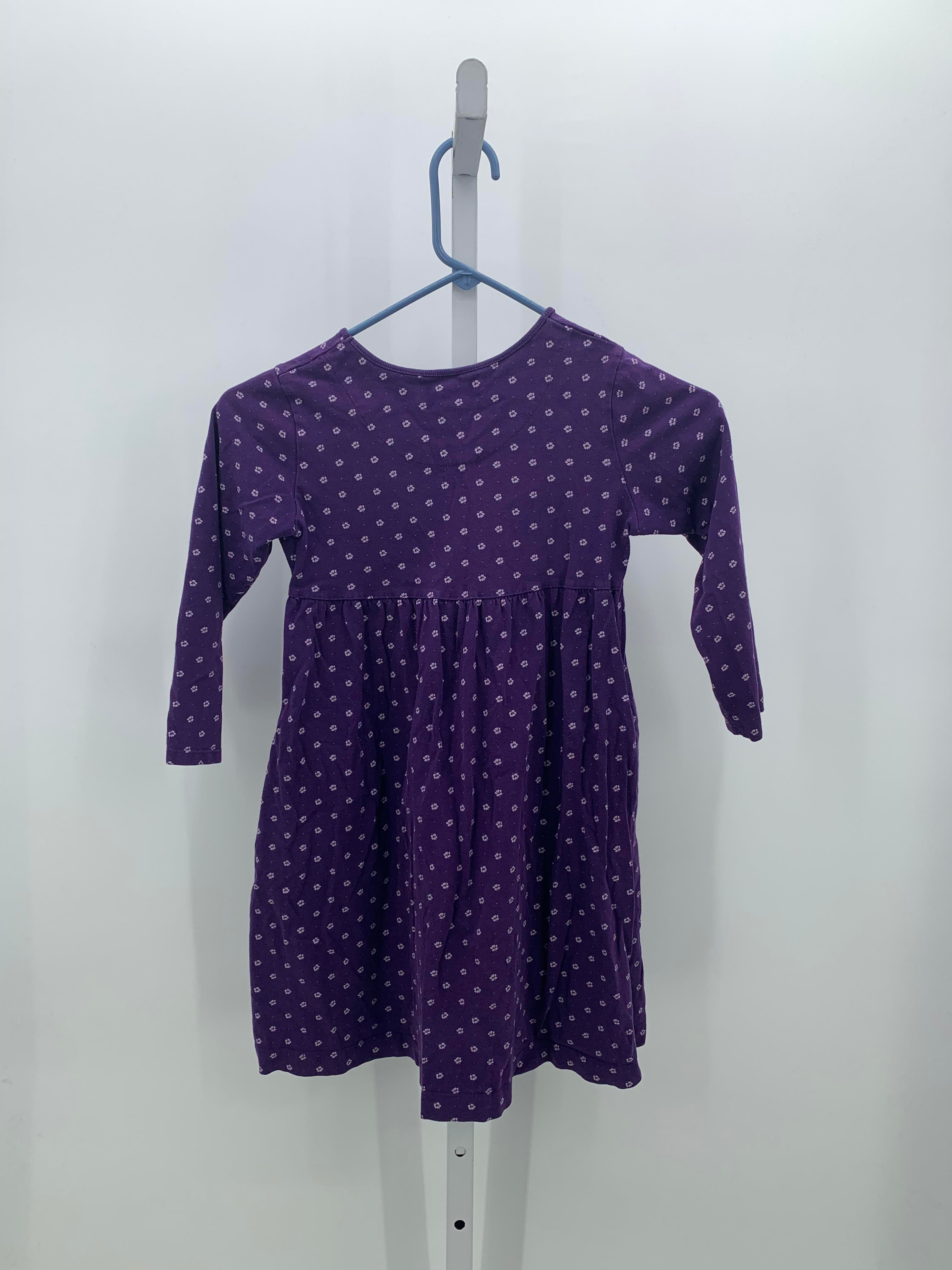 Lands End Size 6 Girls Long Sleeve Dress