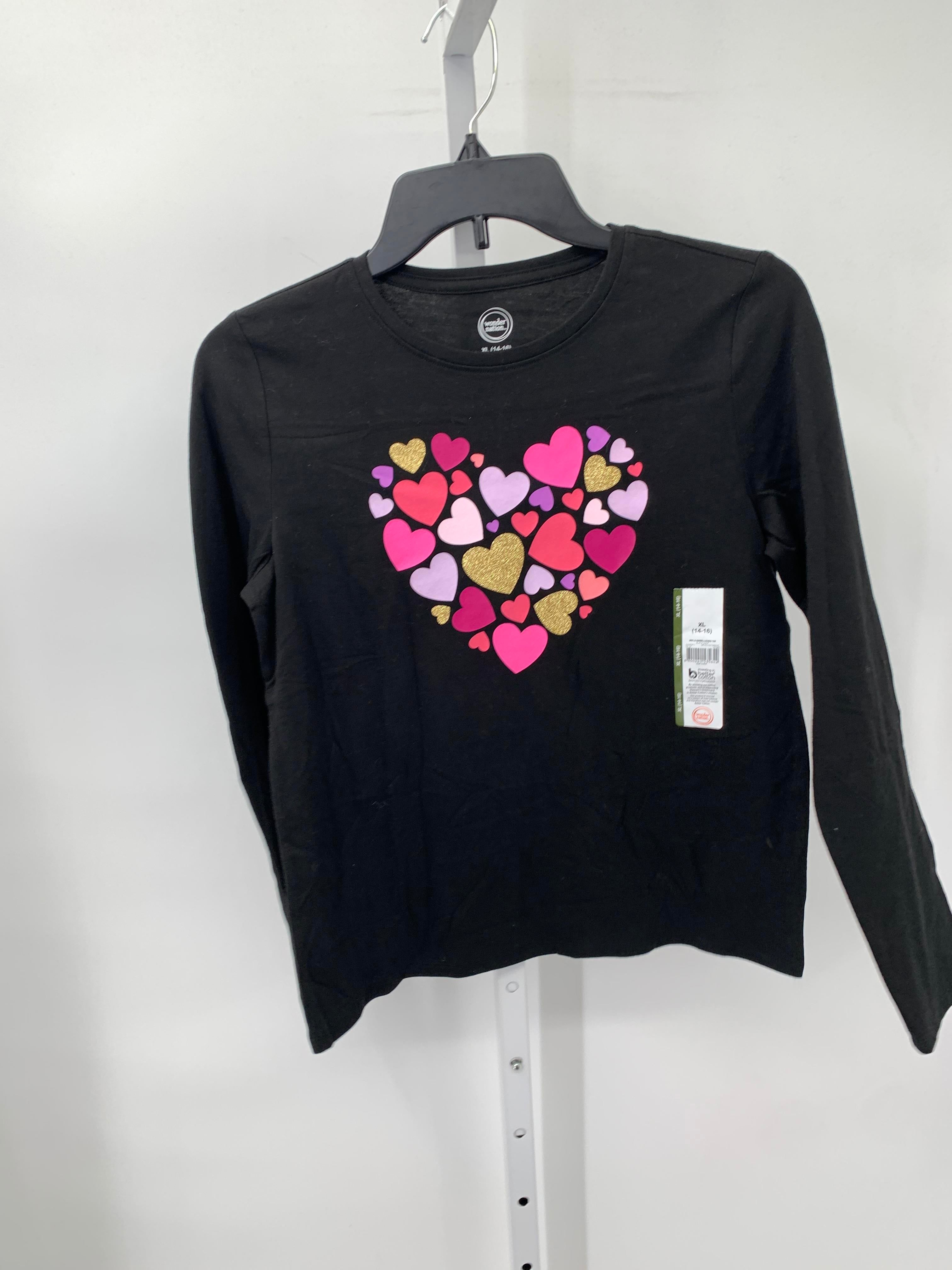 Wonder Nation Size 14-16 Girls Long Sleeve Shirt