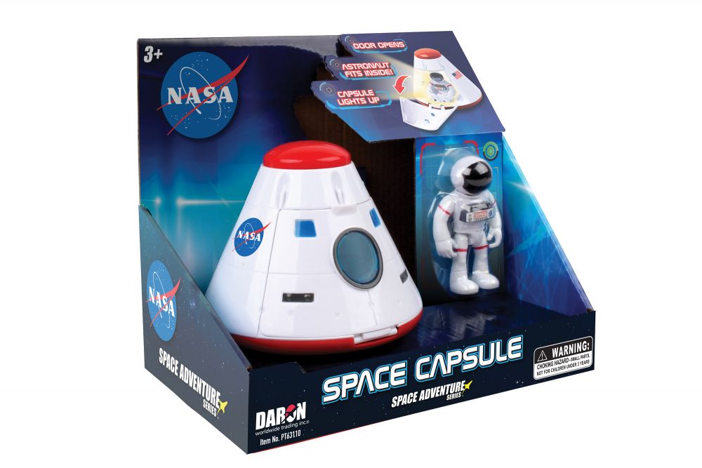 SPACE ADVENTURE SPACE CAPSULE W/ LIGHTS