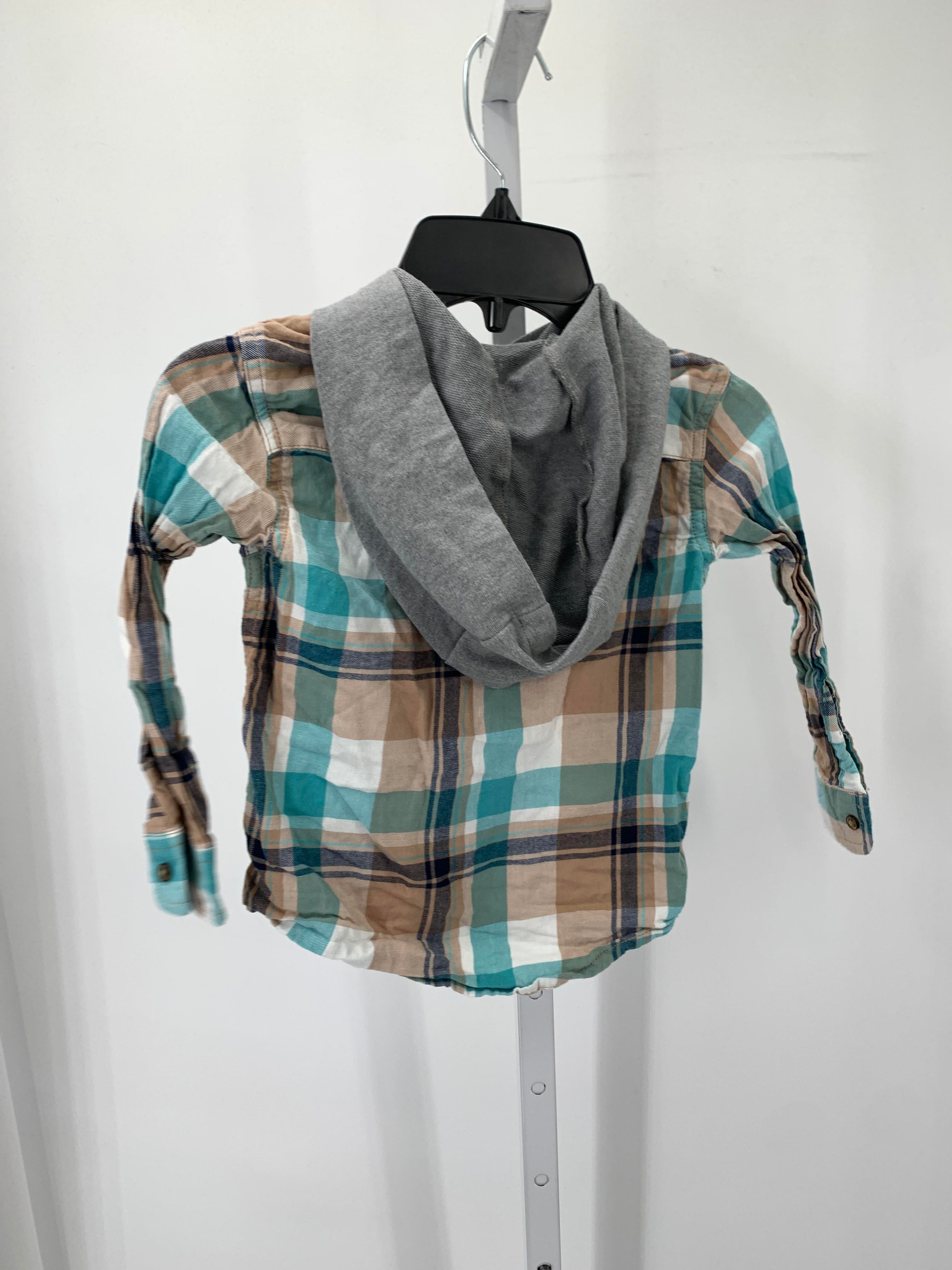 HOODED PLAID
