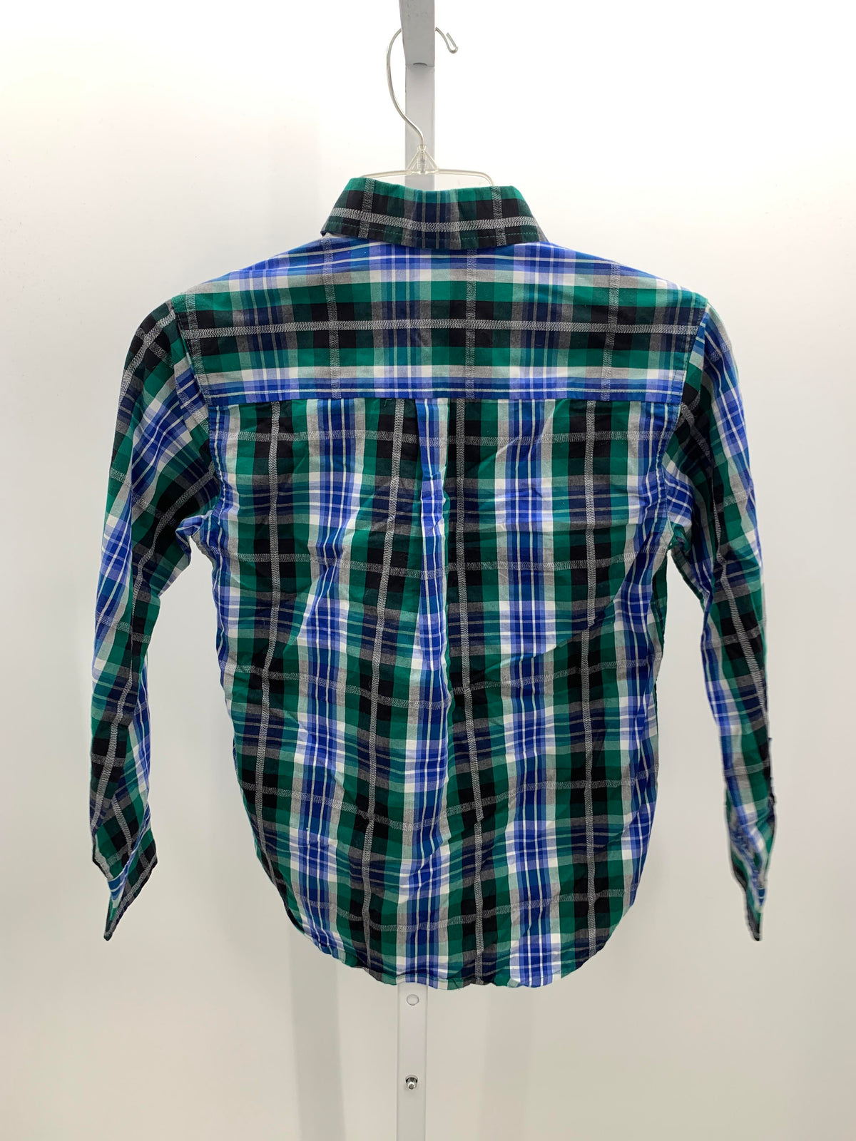 WHITE/ BLUE BUTTON DOWN