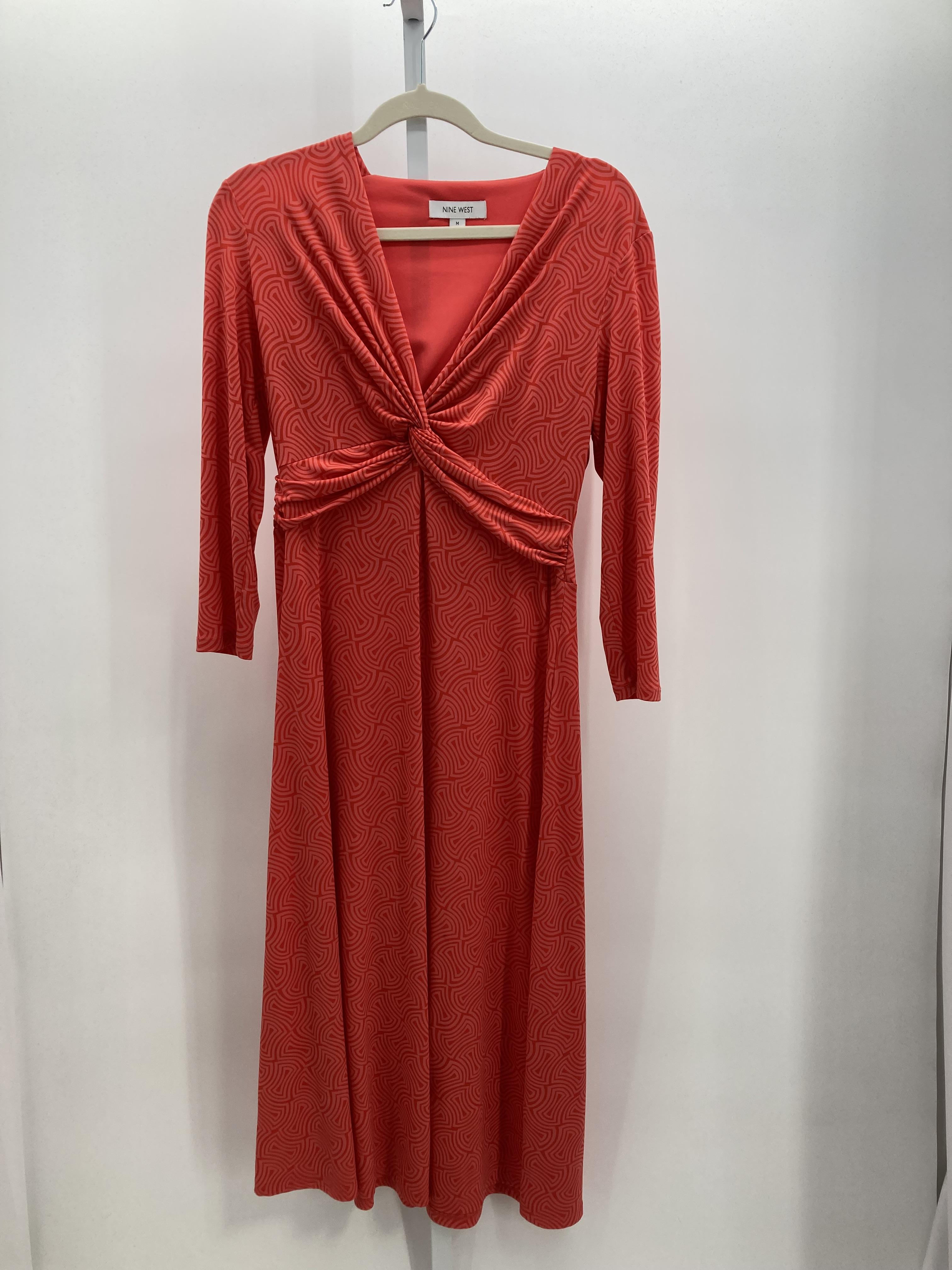 Nine West Size Medium Misses Long Sleeve Dress