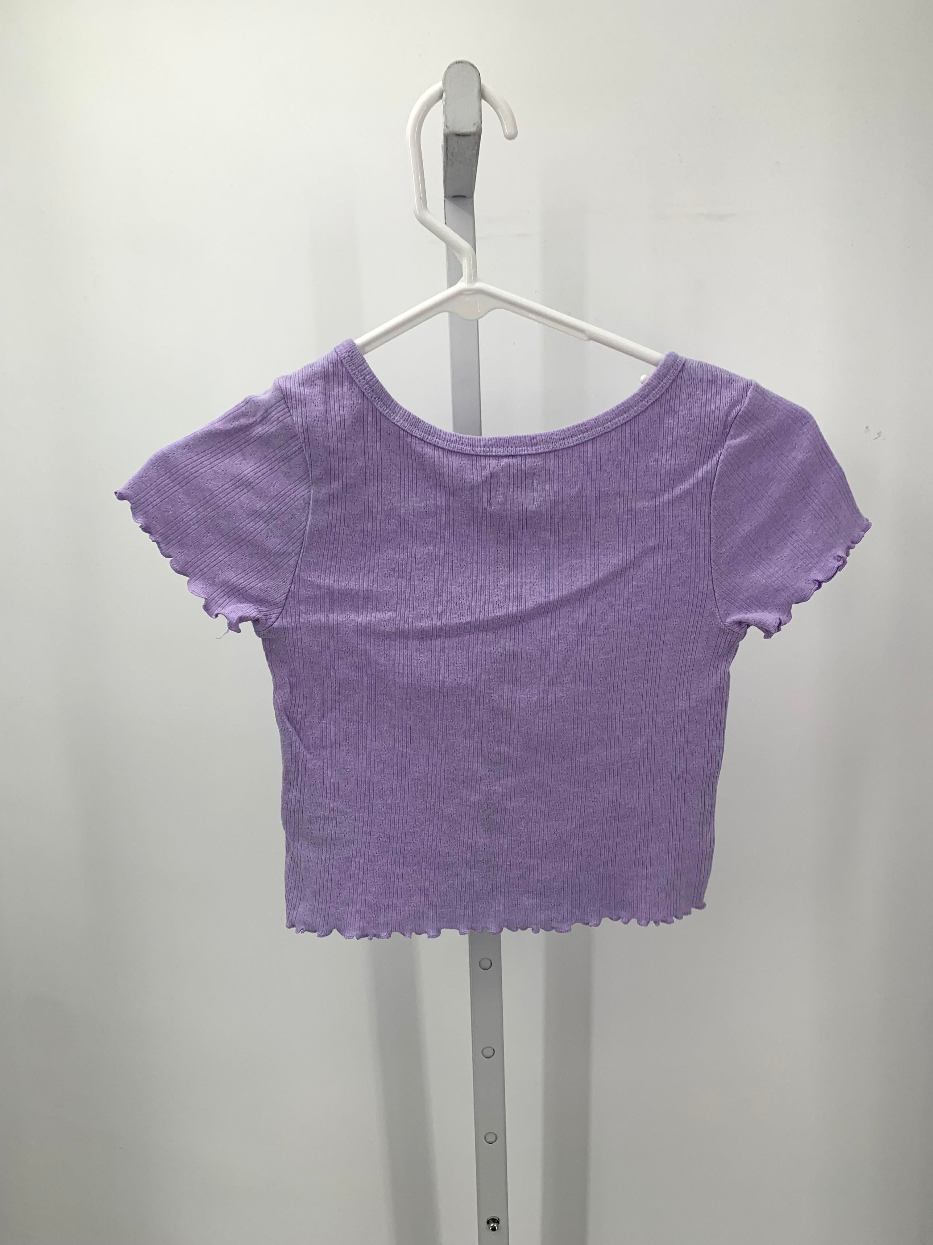 Wonder Nation Size 7-8 Girls Short Sleeve Shirt