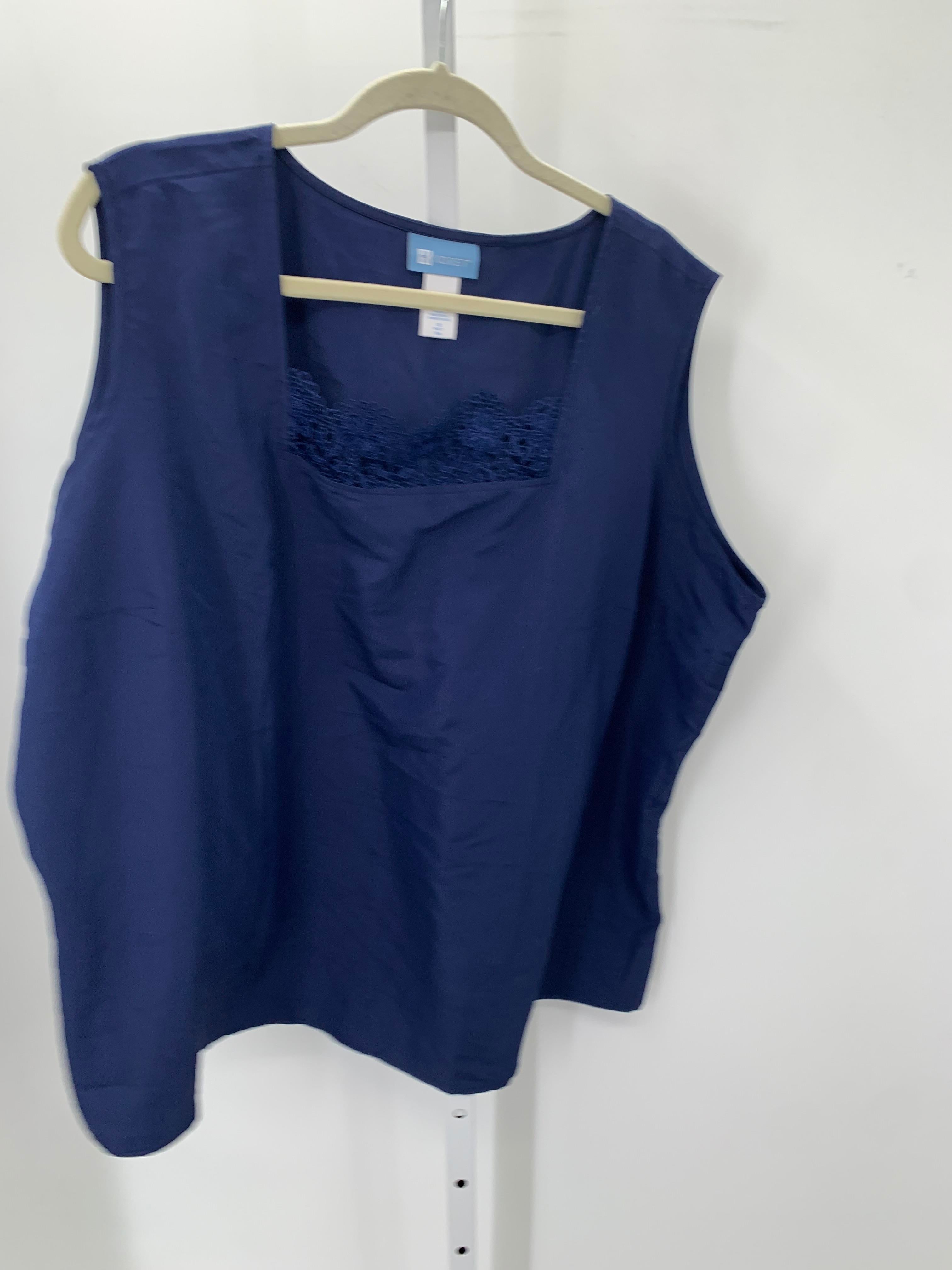 Size 3X Womens Sleeveless Shirt