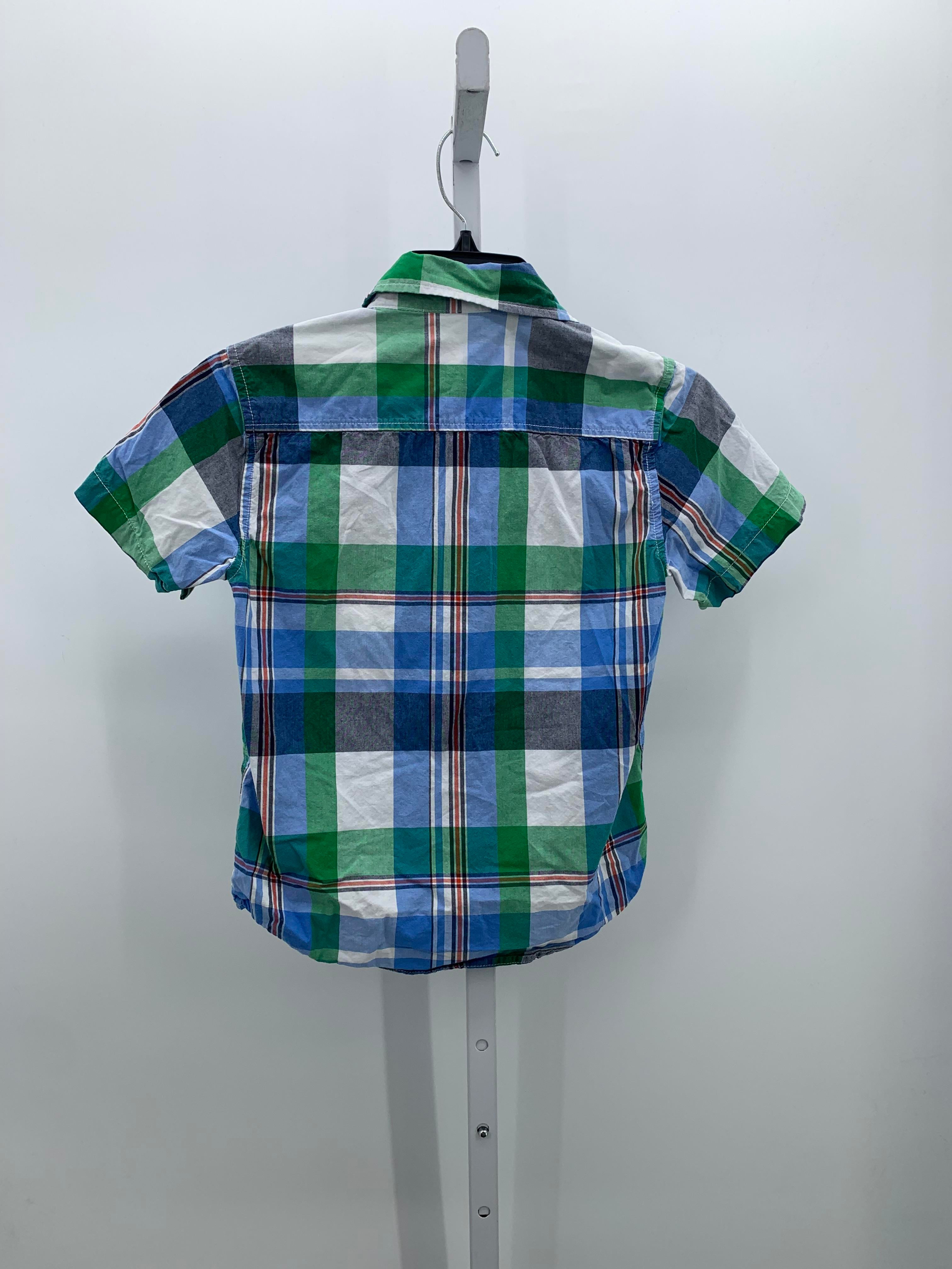 GREEN PLAID BTN DOWN