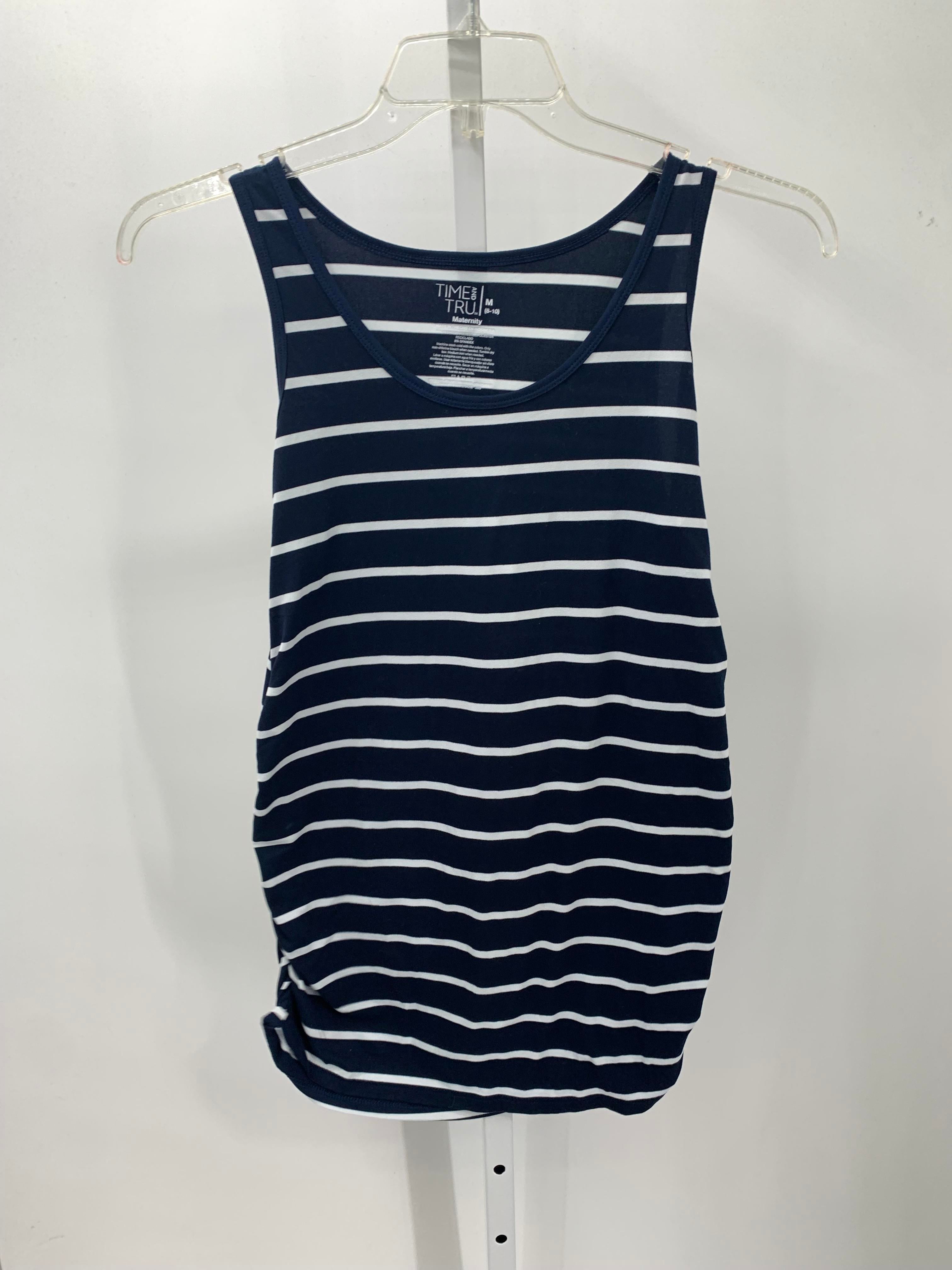 Time and Tru Navy Size Medium Maternity Tank