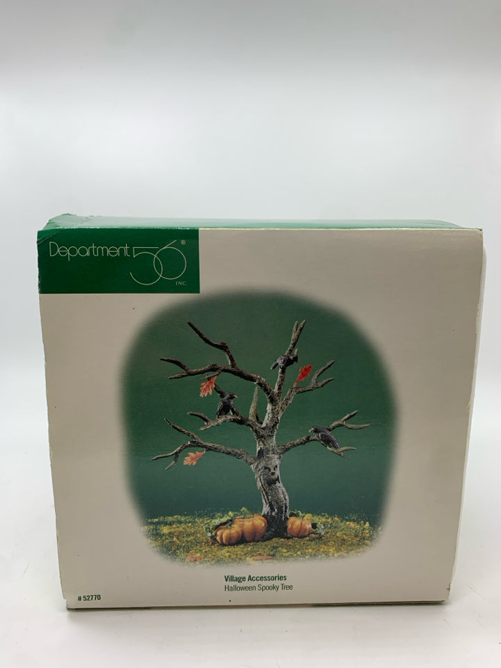 DEPT 56 HALLOWEEN SPOOKY TREE.
