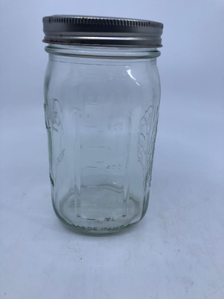 BALL JAR W/LID.