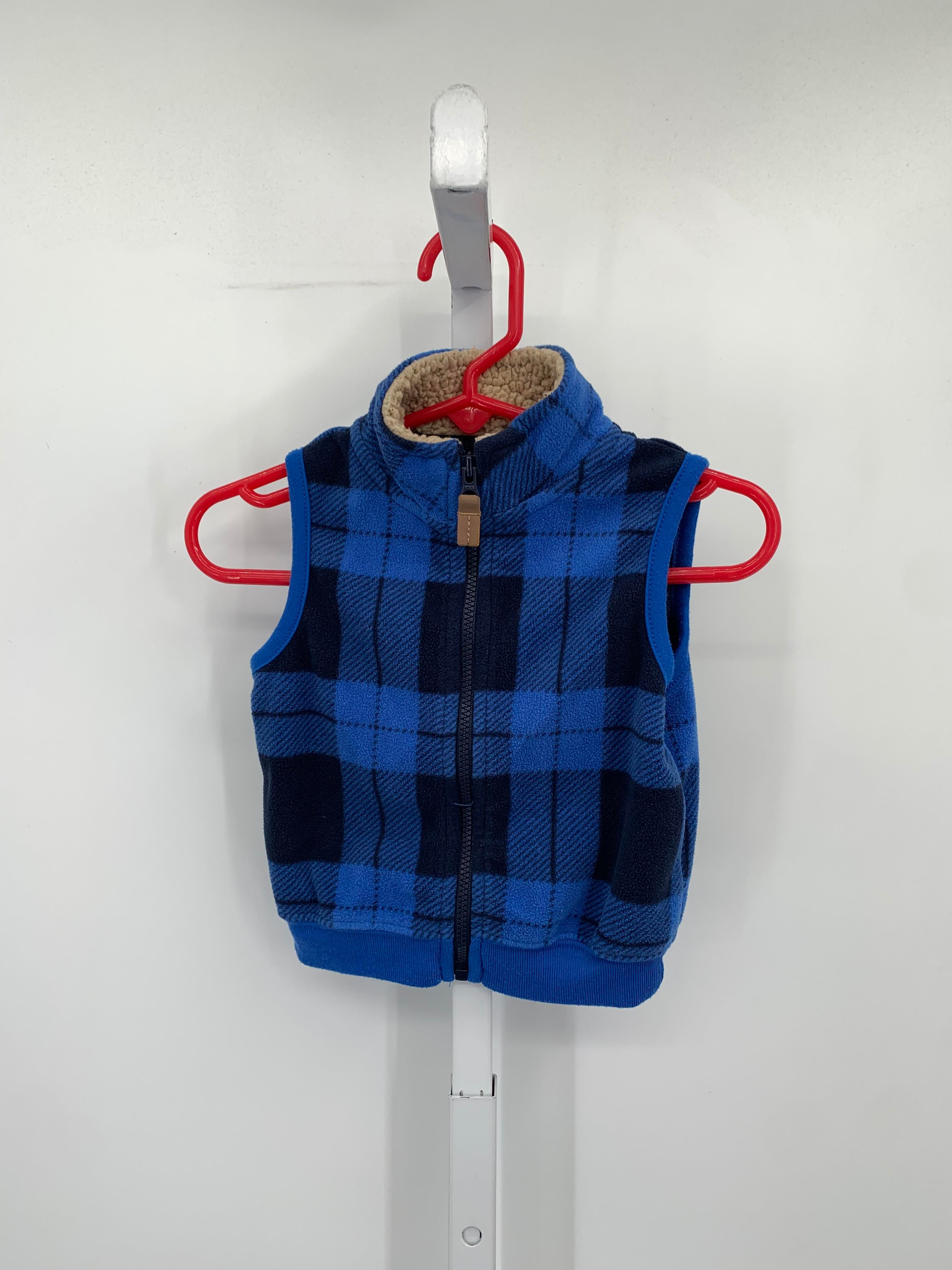 PLAID ZIP FLEECE