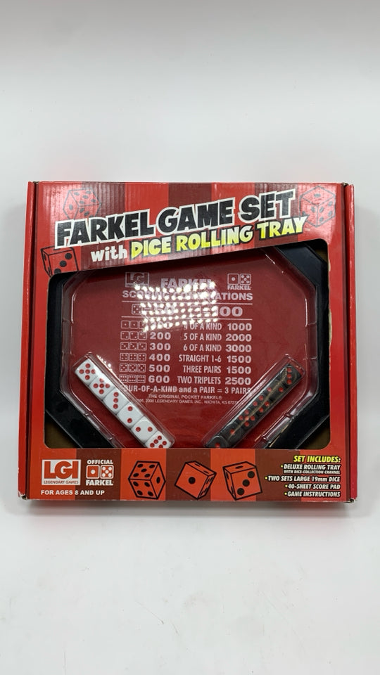 NIB FARKEL GAME SET.