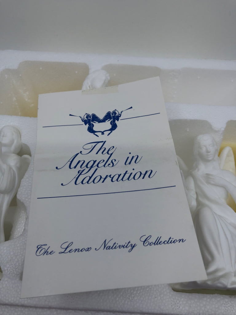 3-LENOX THE ANGELS IN ADORATION IN BOX + COA