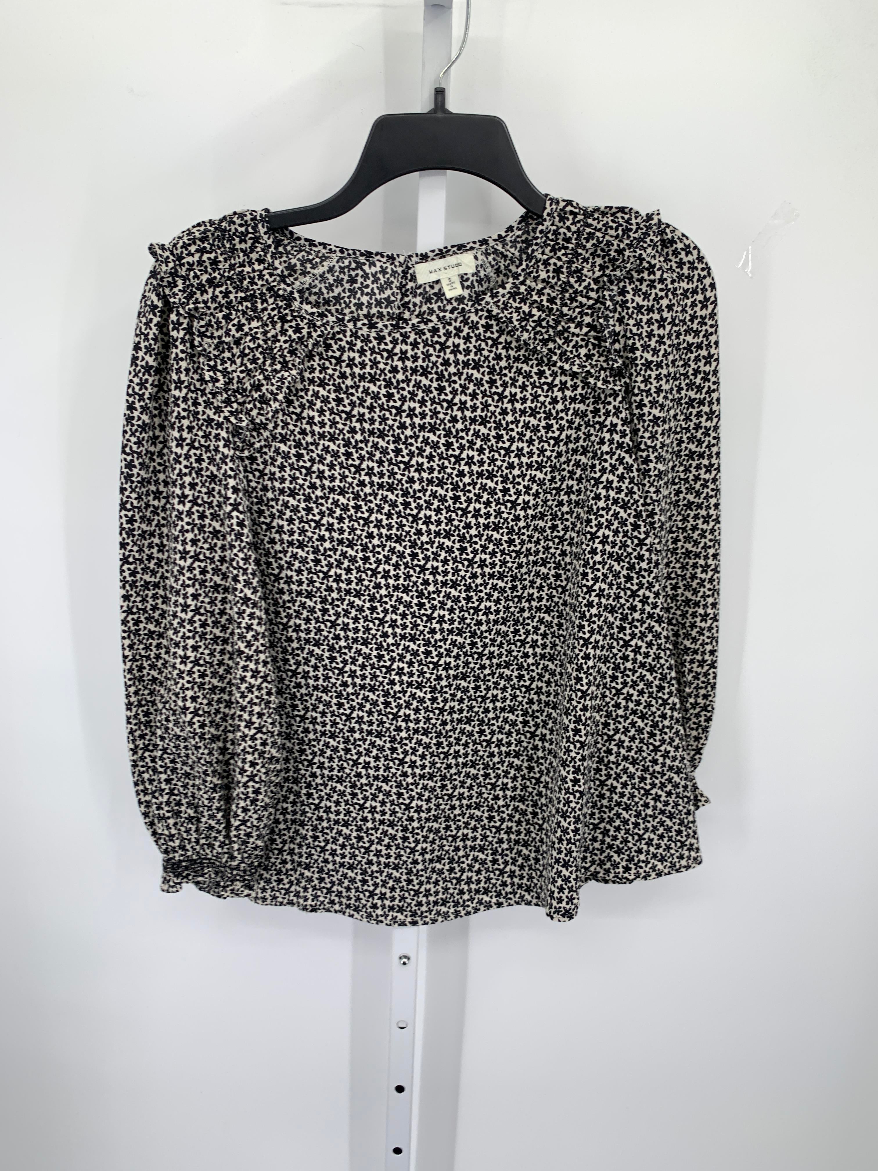 Max Studio Size Small Misses Long Sleeve Shirt