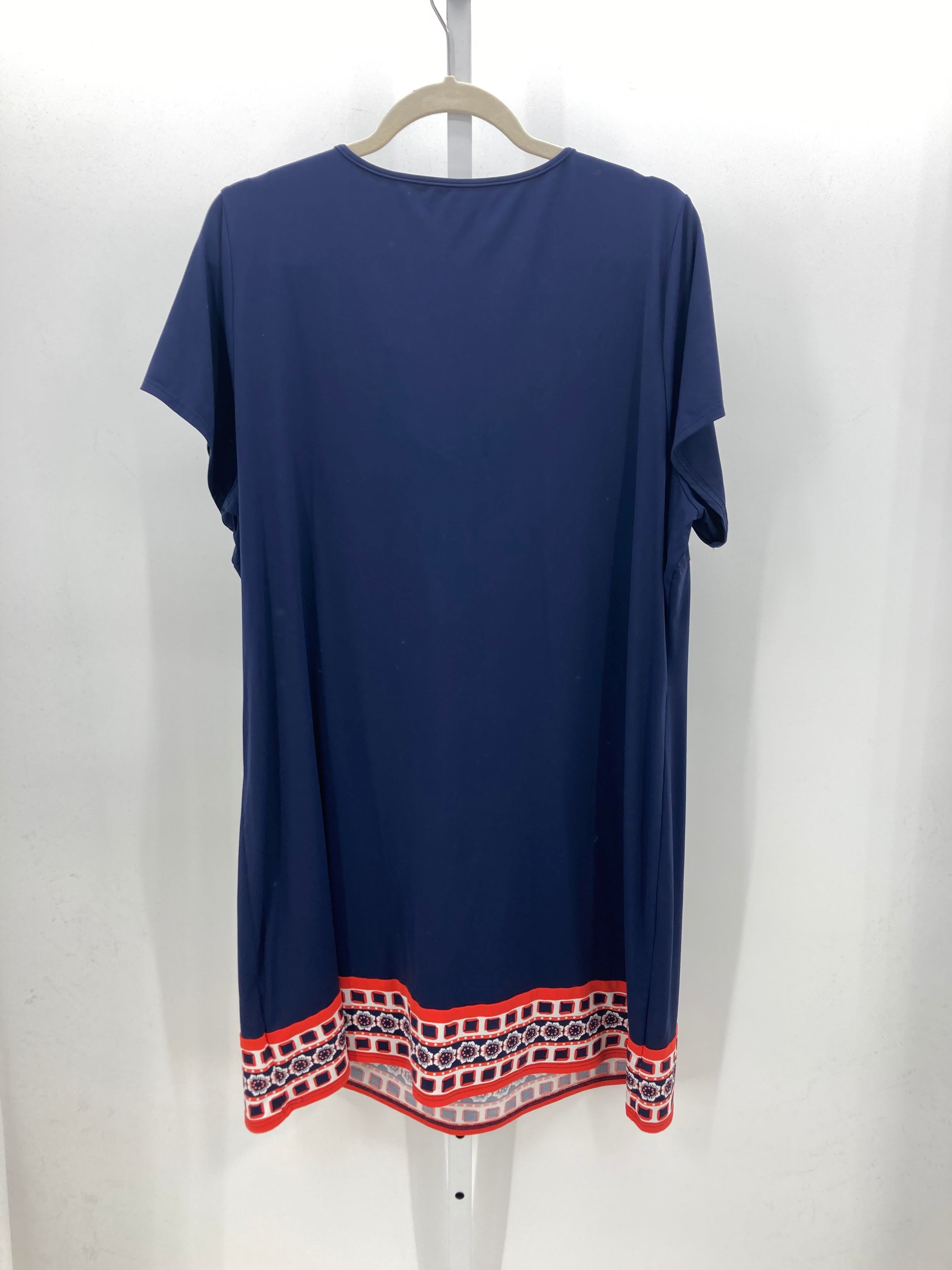 Lands End Size 10 Womens Short Sleeve Dress
