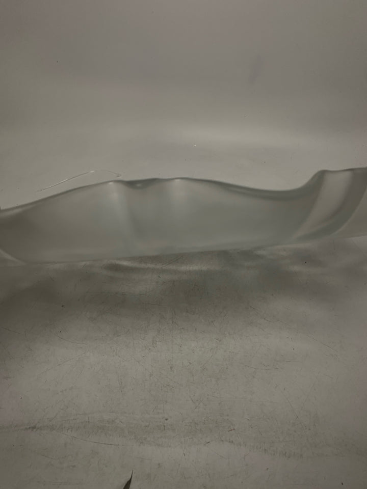 FROSTED MIKASA "CHRISTMAS STORY" PLATTER.
