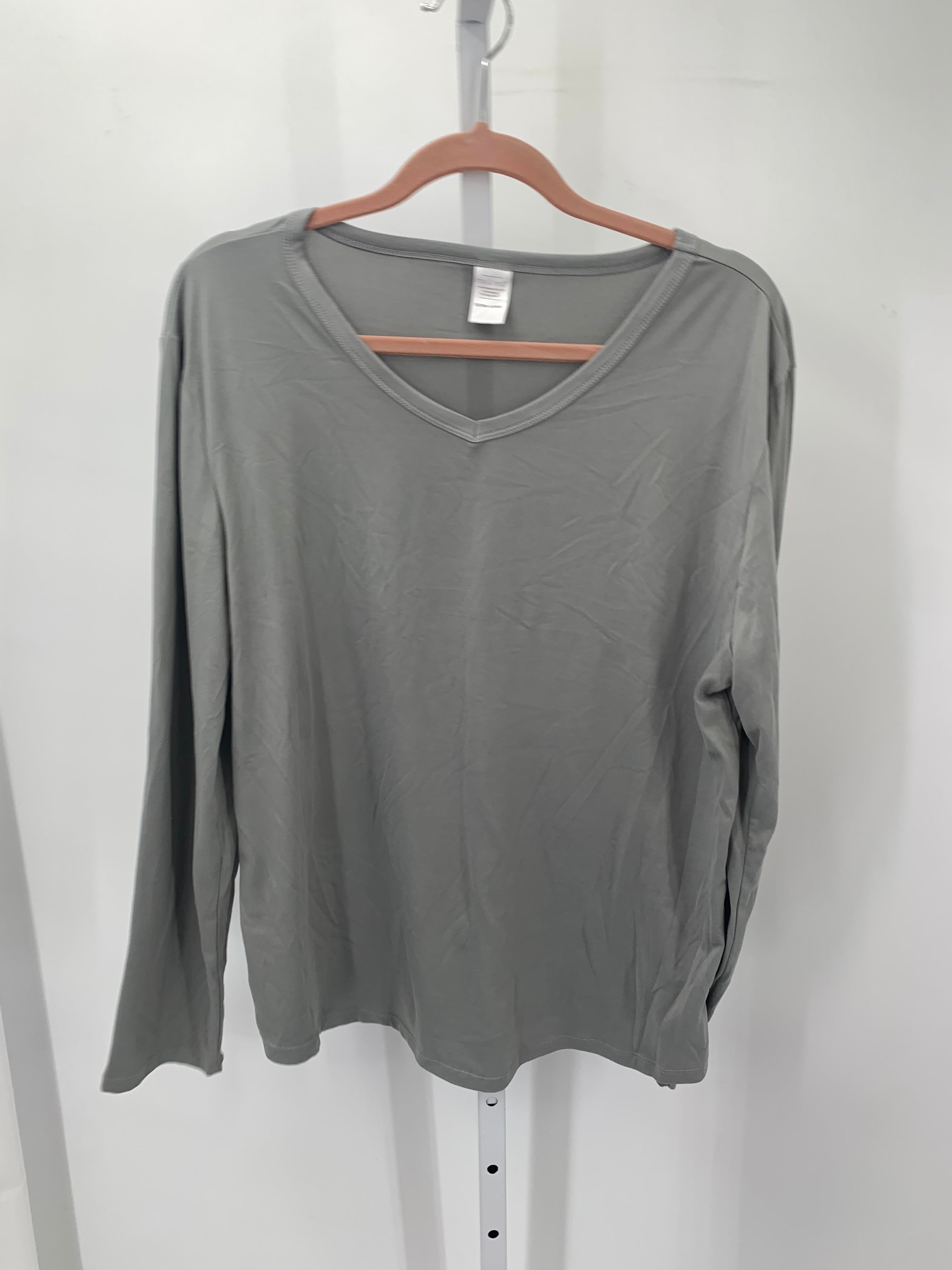 Mia & Tess Size Extra Large Misses Long Sleeve Shirt