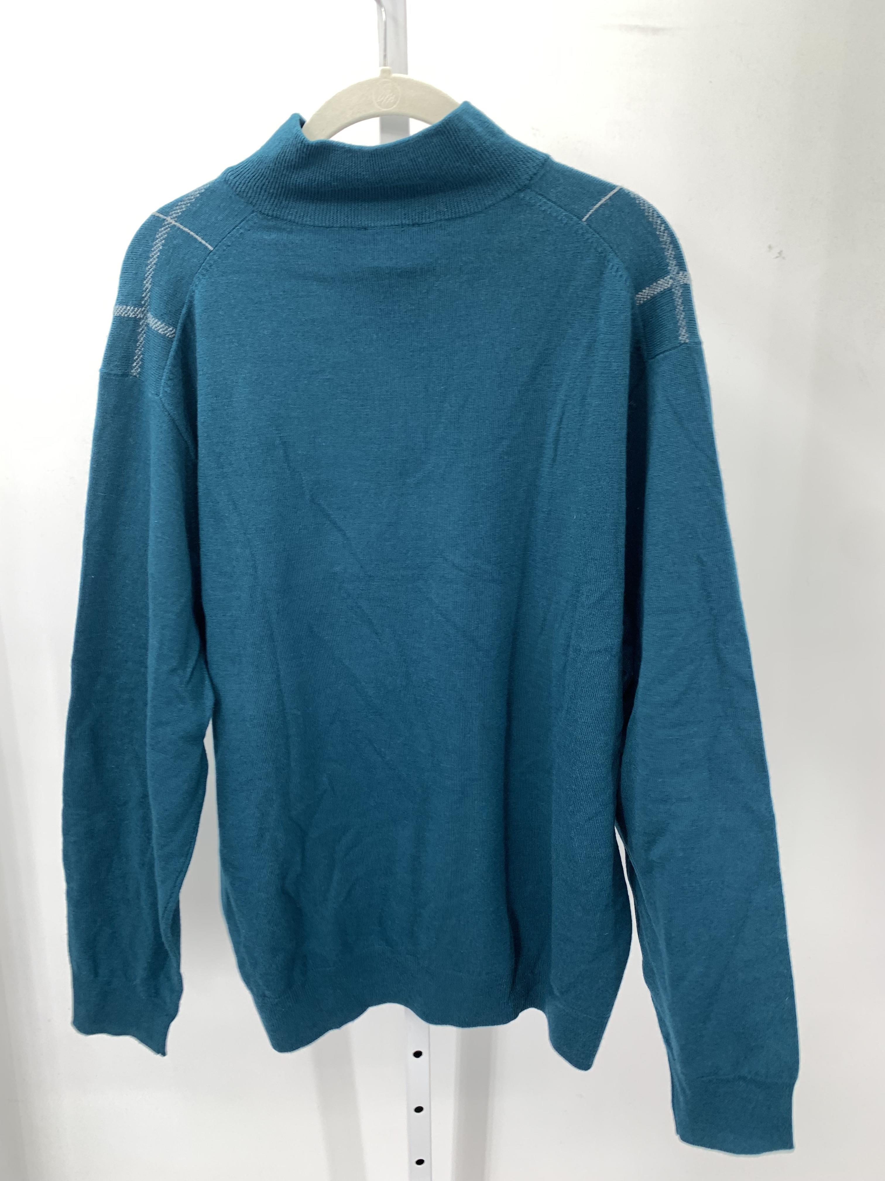 GREY PARTIAL ZIP MERINO WOOL