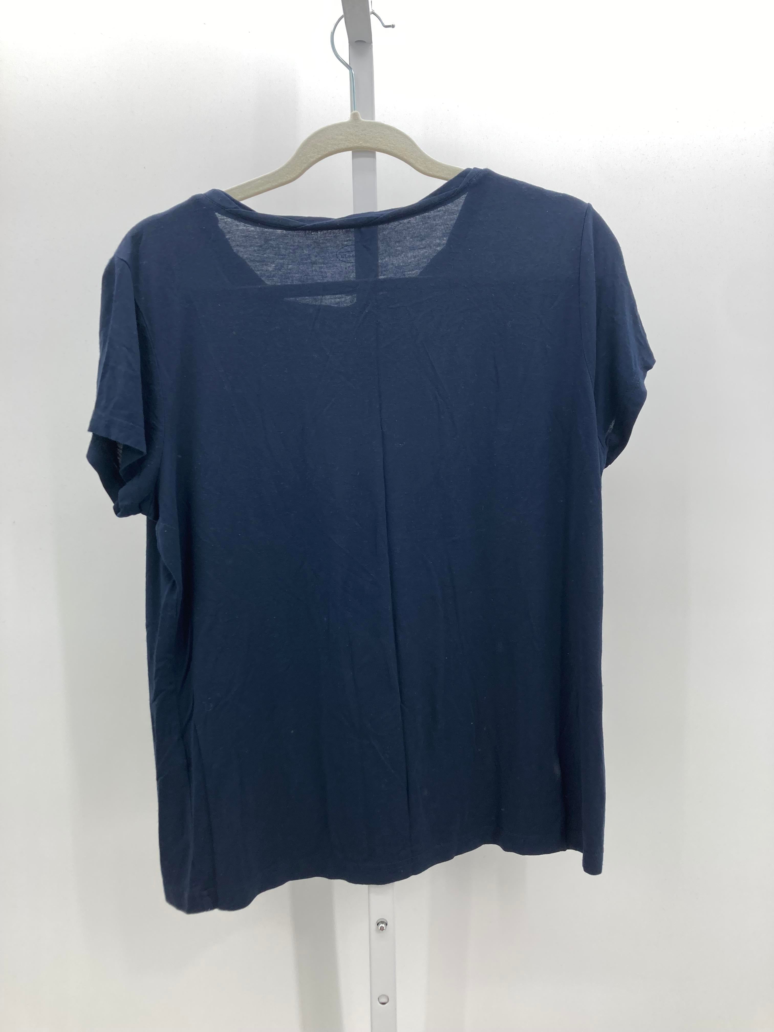 Talbots Size Large Petite Petite Short Sleeve Shirt