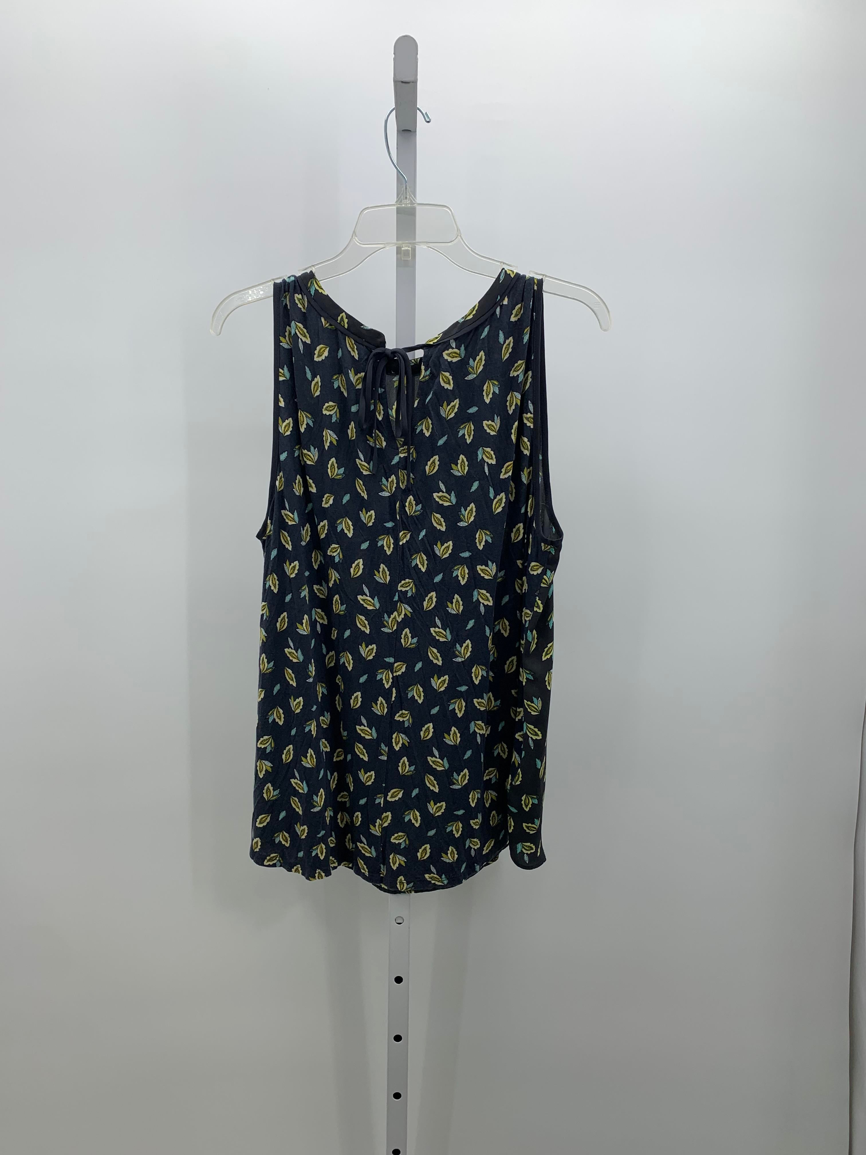 Loft Size Large Misses Sleeveless Shirt