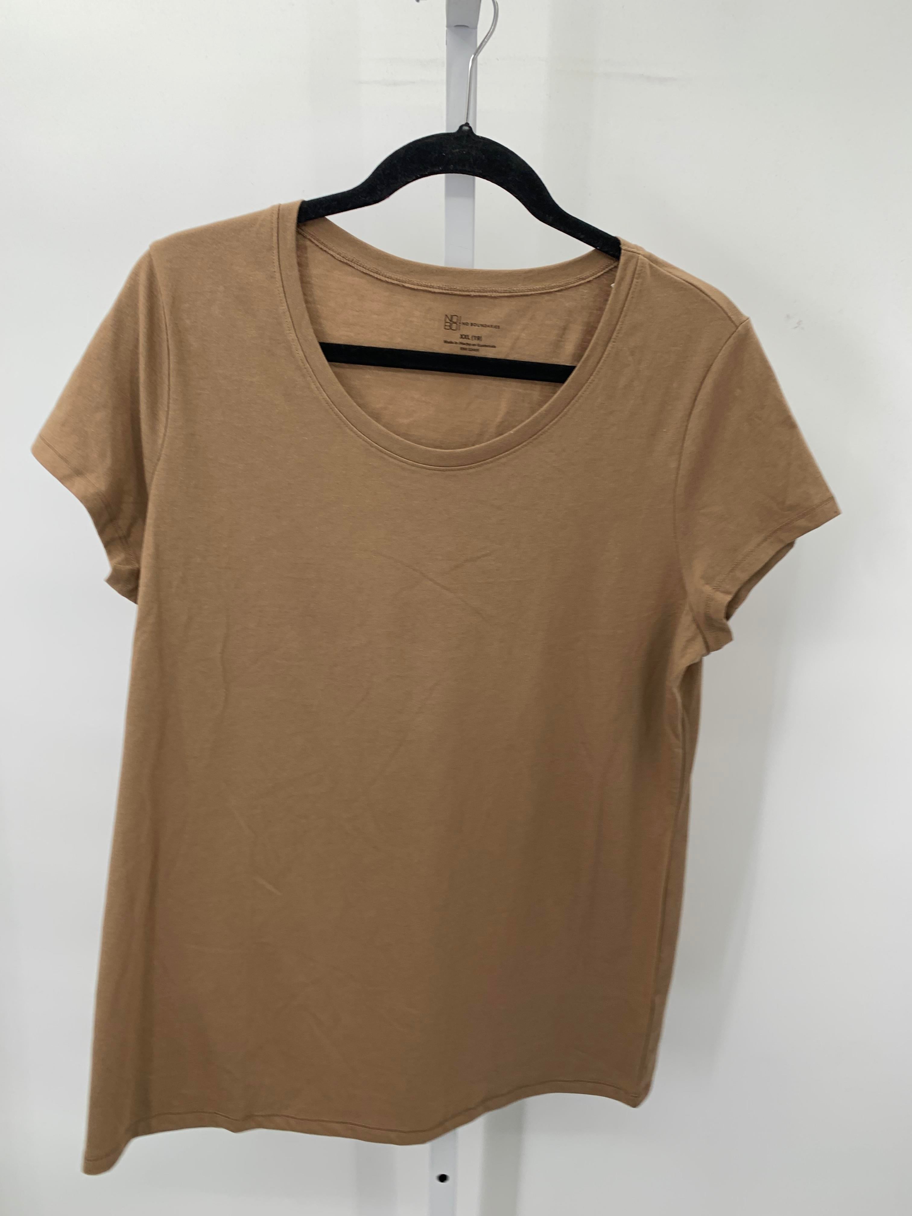 No Boundries Size XXL Juniors Short Sleeve Shirt
