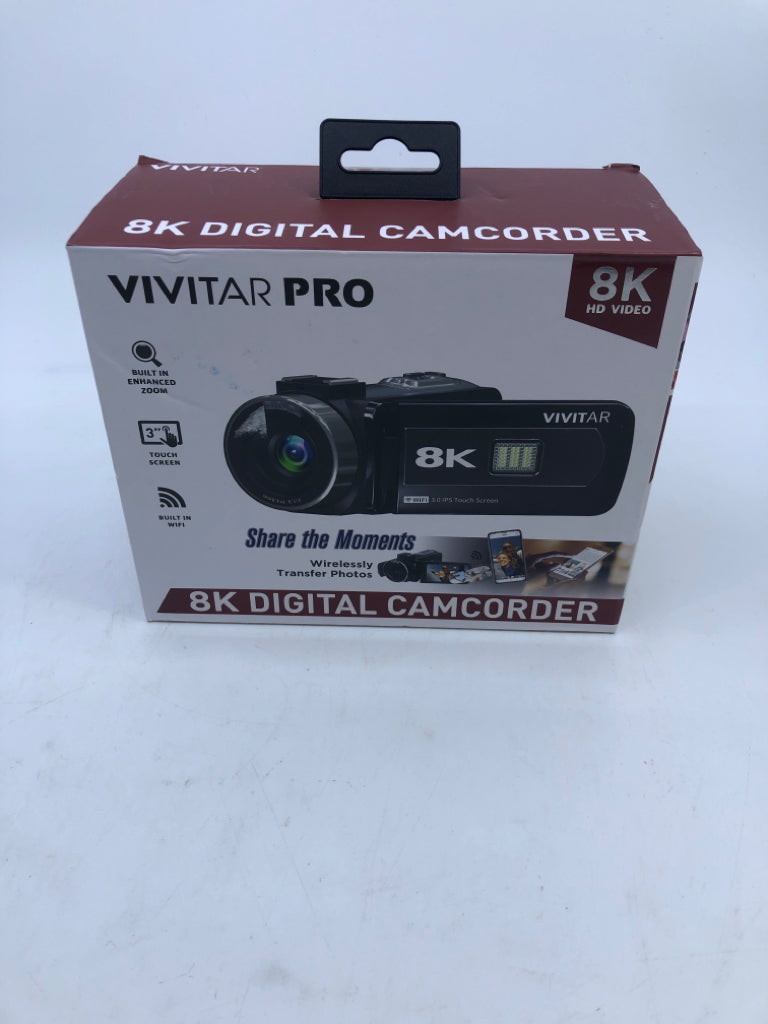 NIB VIVITAR PRO DIGITAL CAMCORDER.