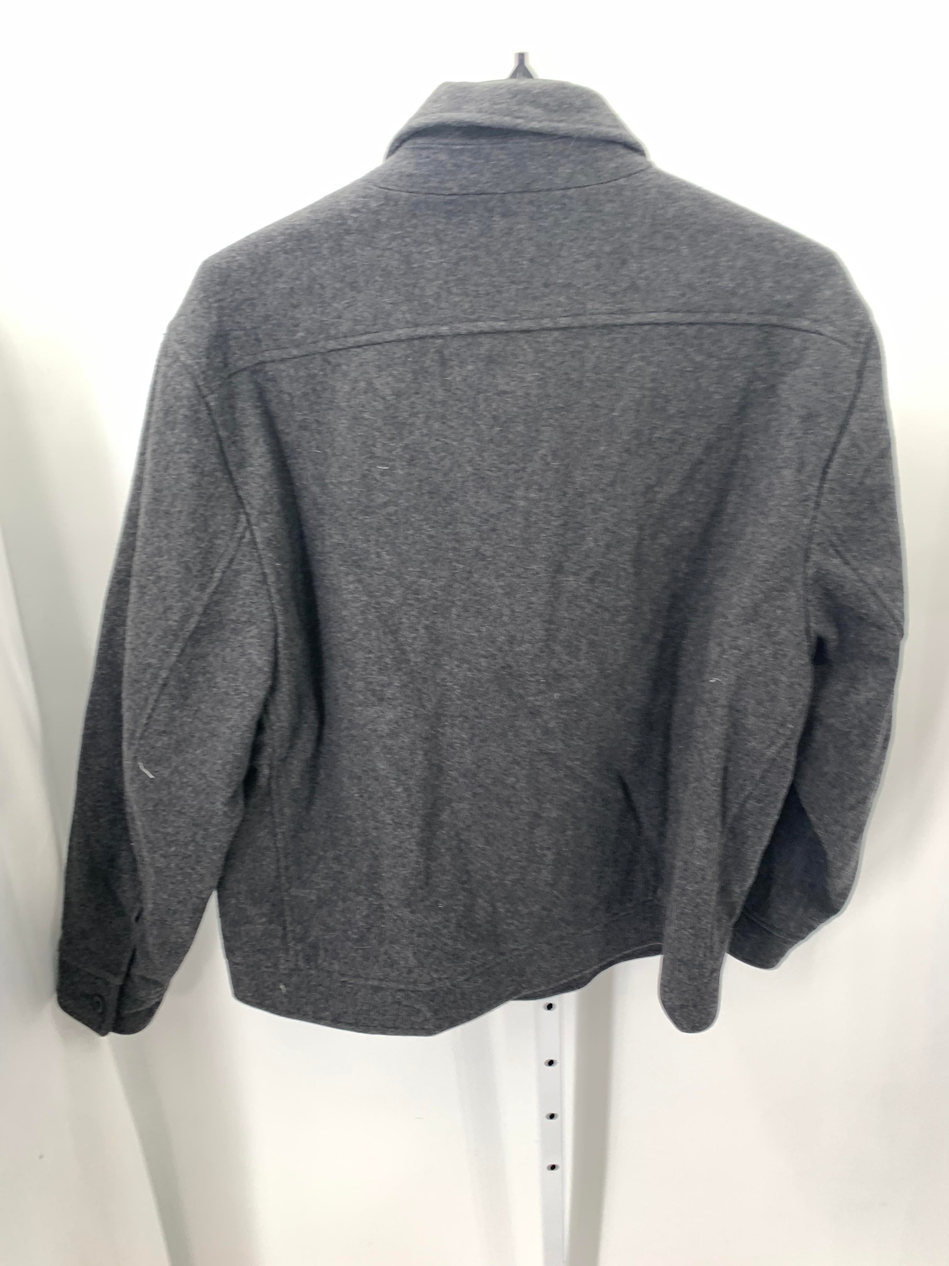 WOOL BLEND ZIP UP JACKET